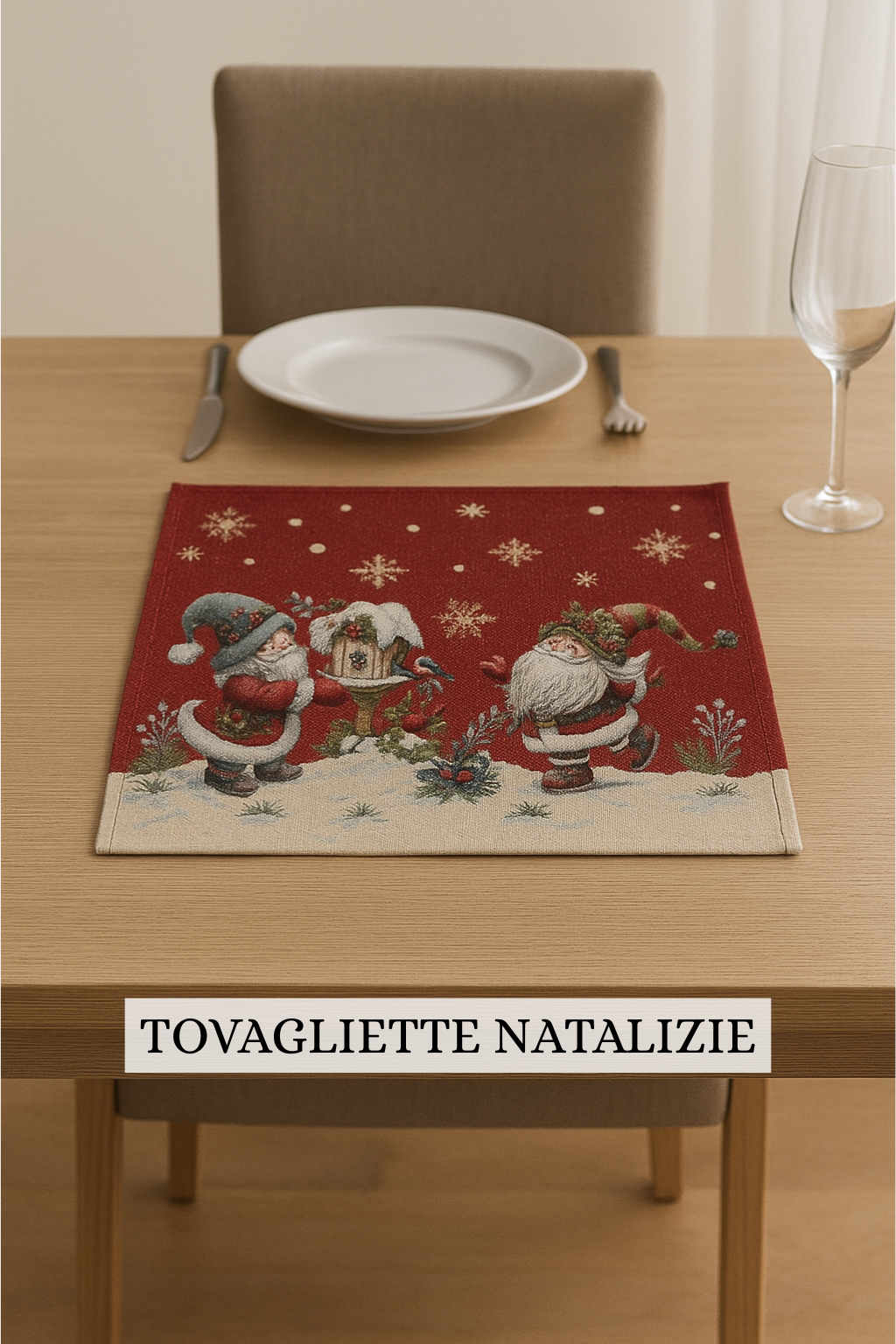 TOVAGLIETTE NATALIZIE - COLLEZIONE GOBELIN