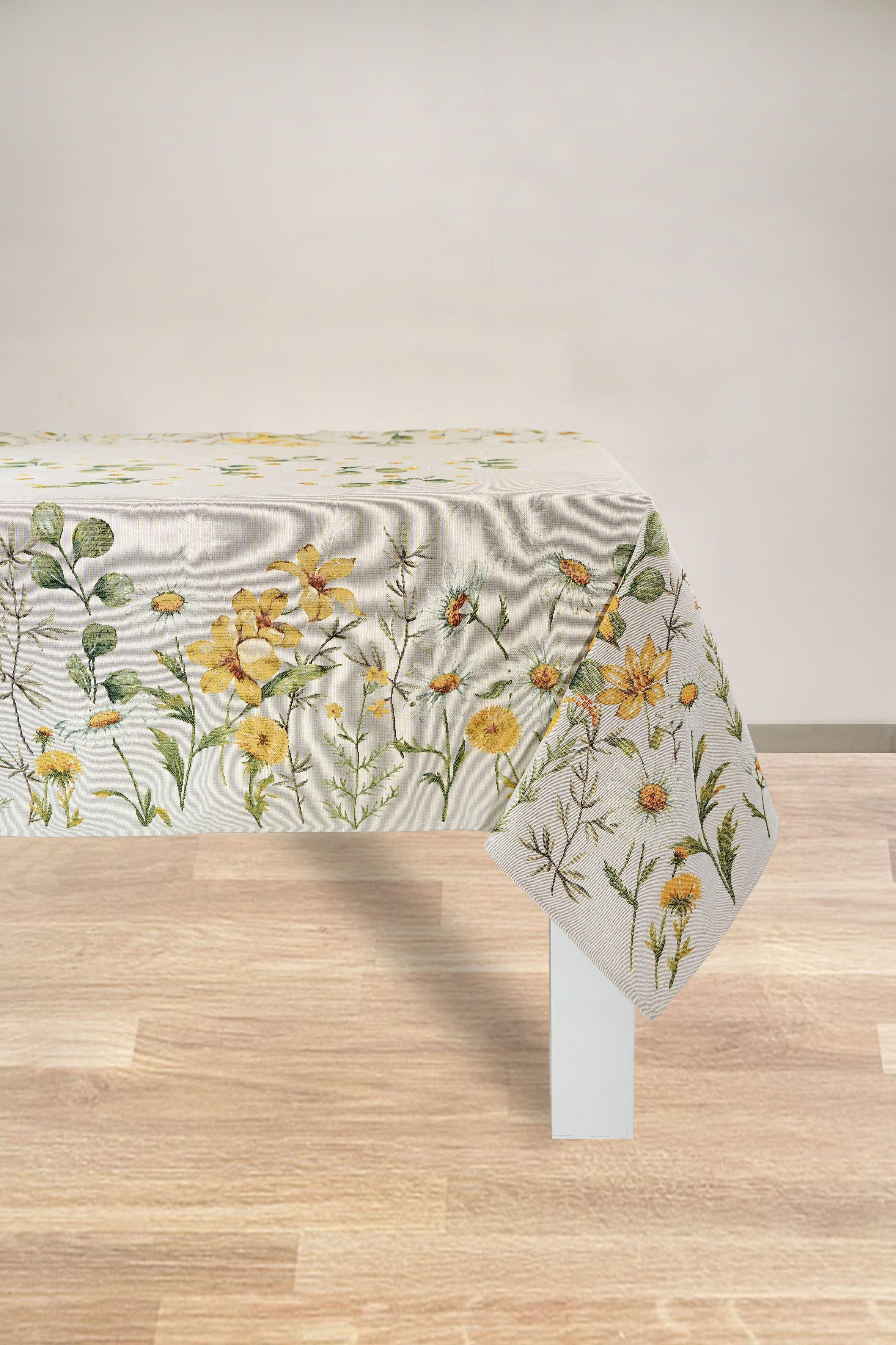 COPRITAVOLO GOBELIN RETTANGOLARE FLOREALE 1