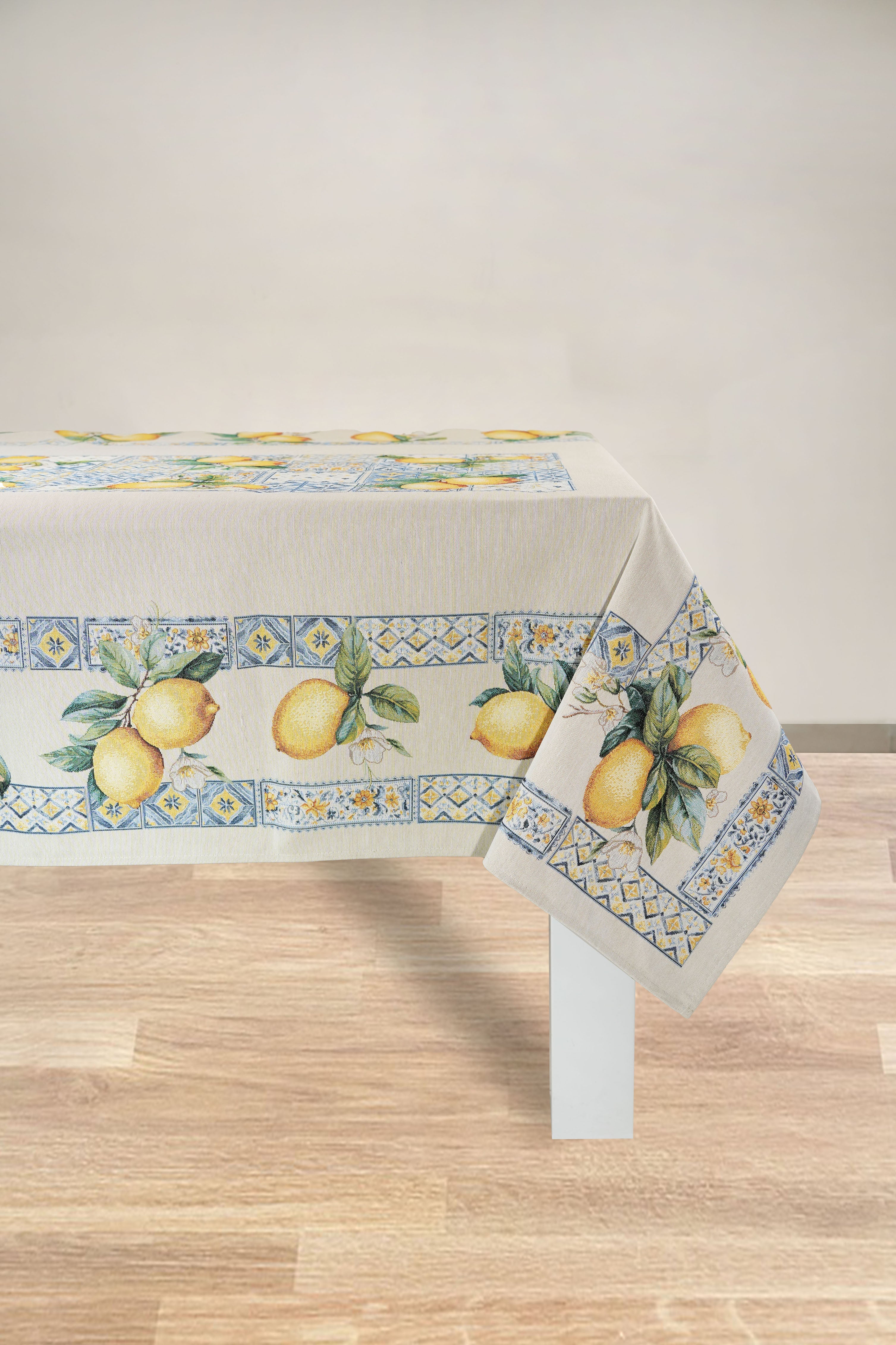 COPRITAVOLO GOBELIN RETTANGOLARE LIMONE