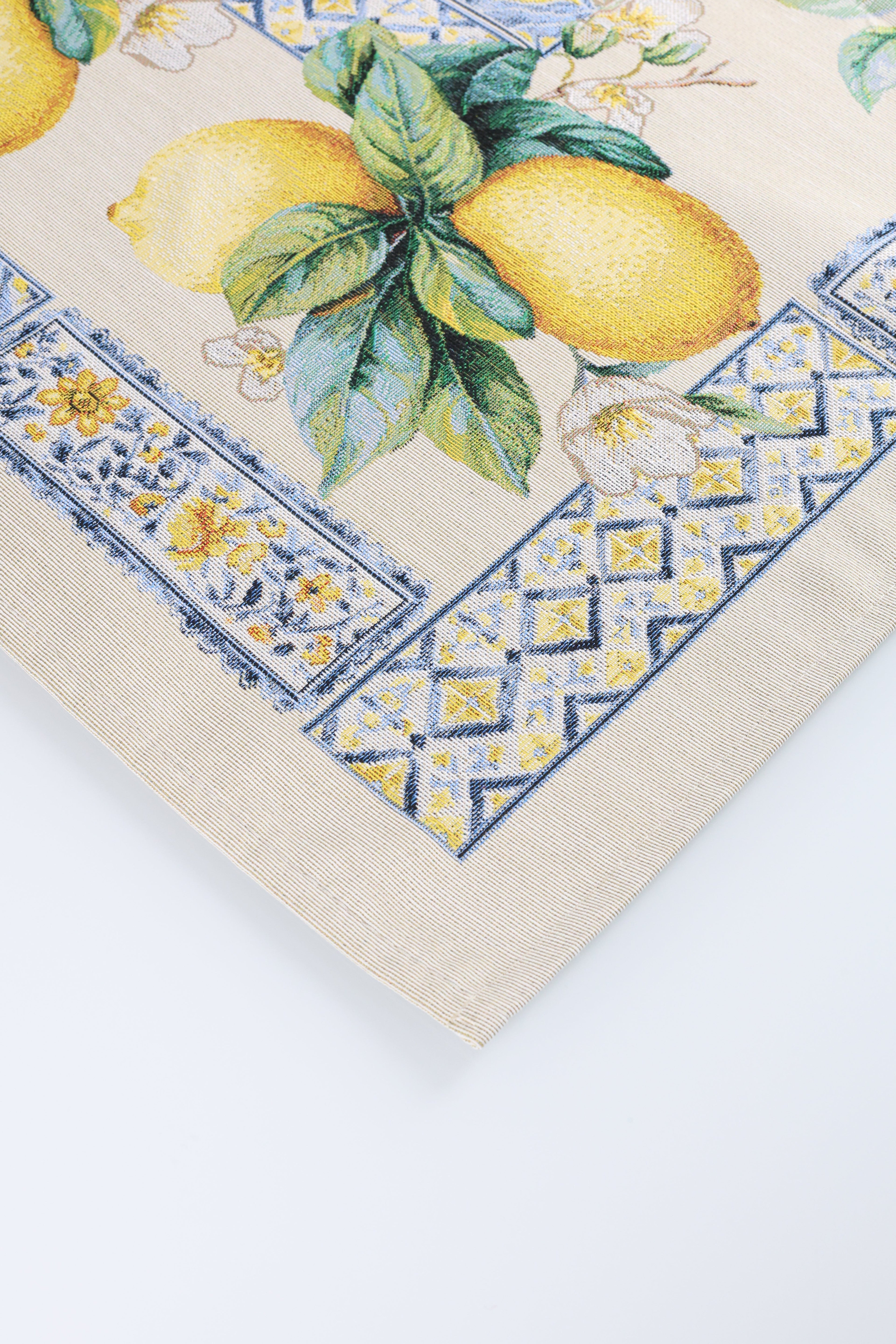 COPRITAVOLO GOBELIN RETTANGOLARE LIMONE