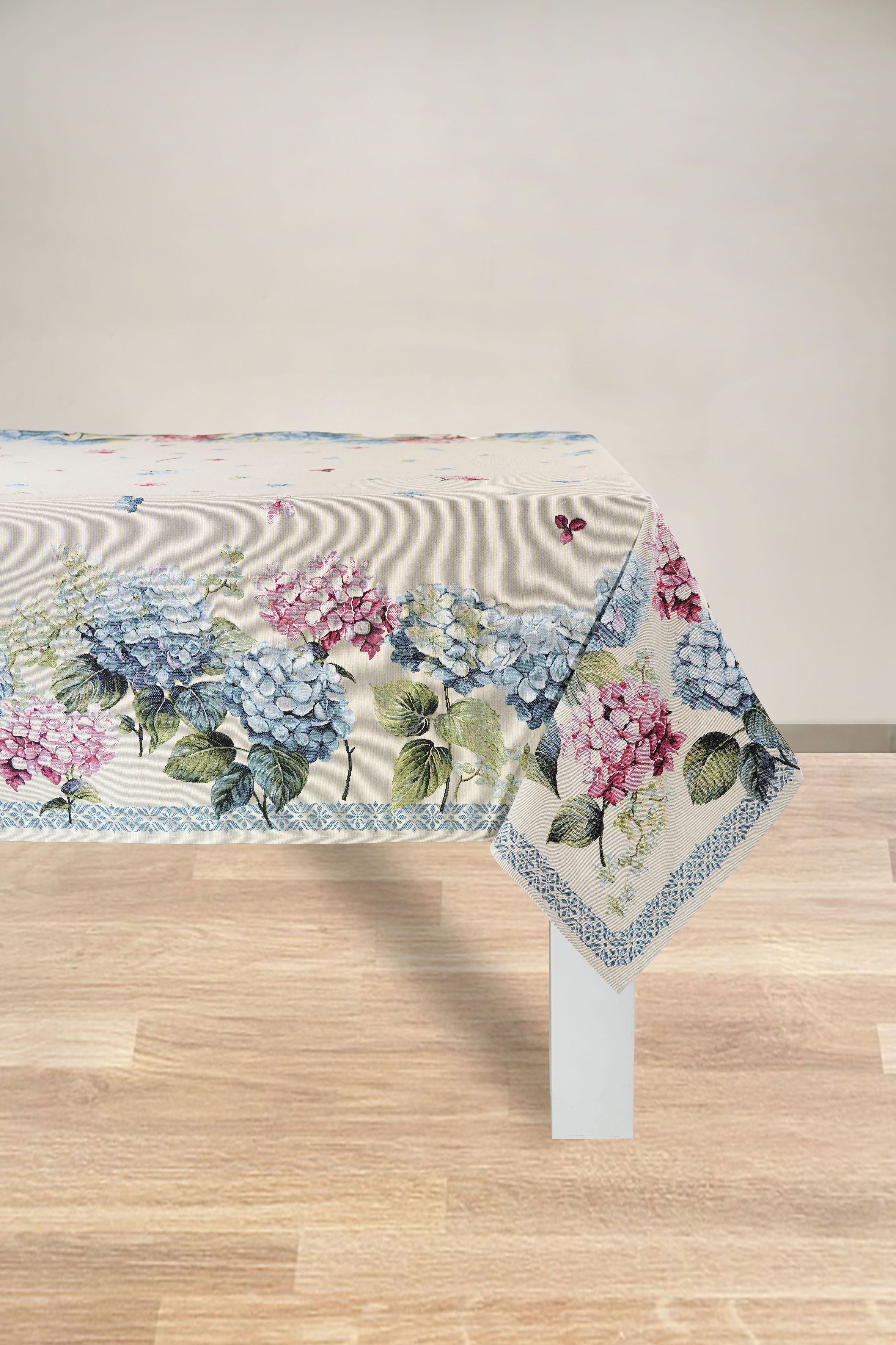 COPRITAVOLO GOBELIN RETTANGOLARE FLOREALE 2