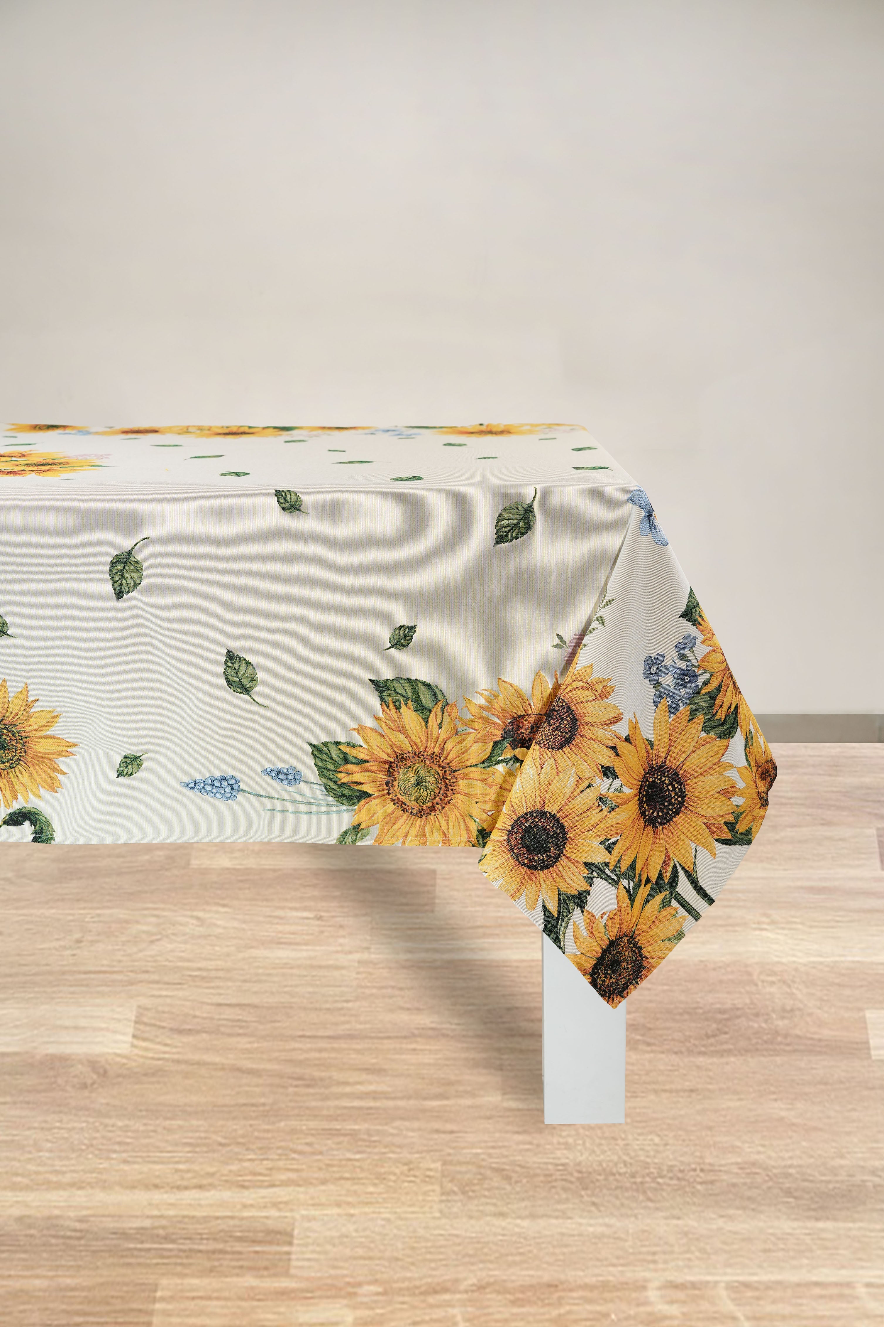 COPRITAVOLO GOBELIN RETTANGOLARE GIRASOLE