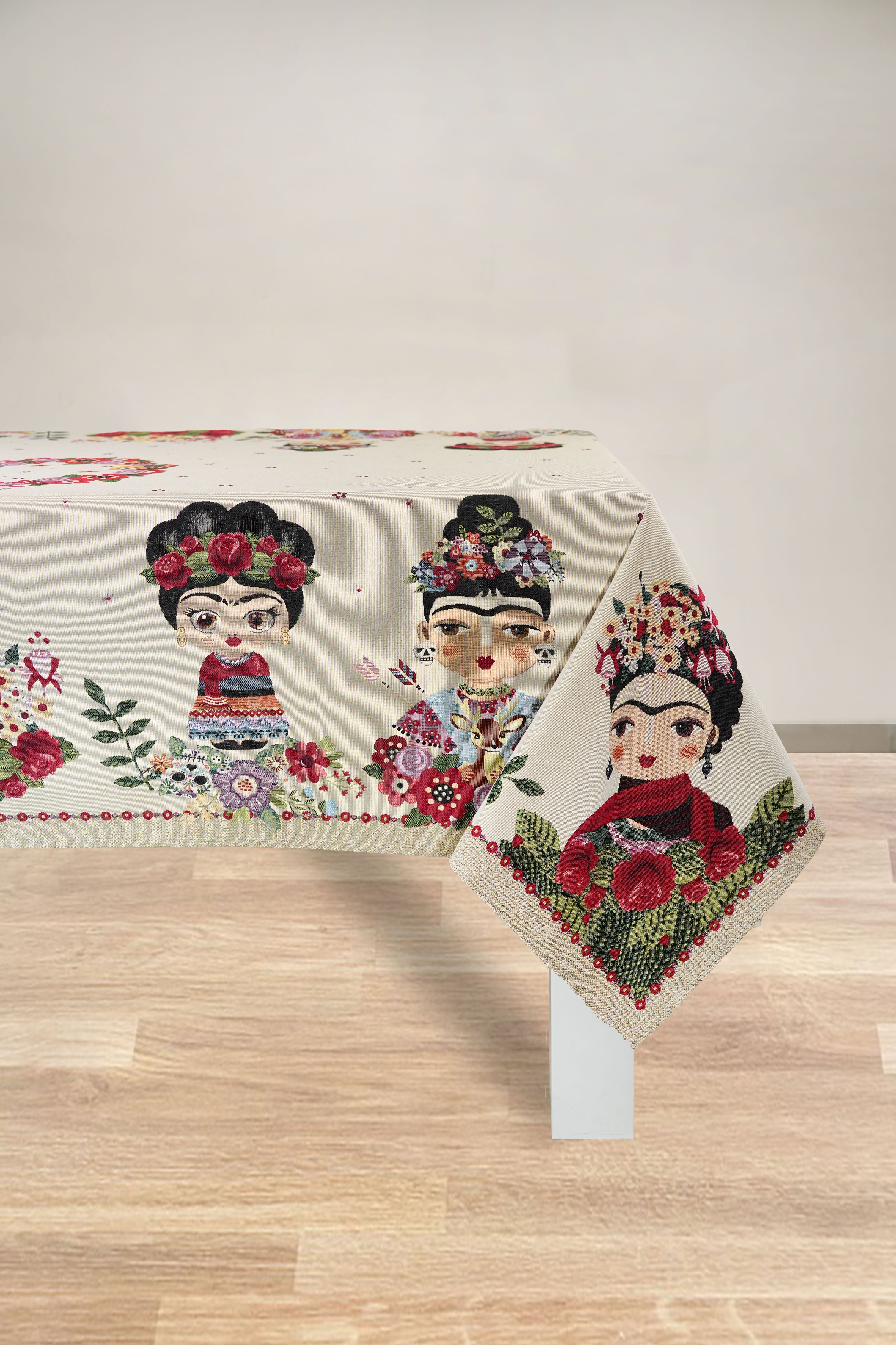 COPRITAVOLO GOBELIN RETTANGOLARE FRIDA KAHLO