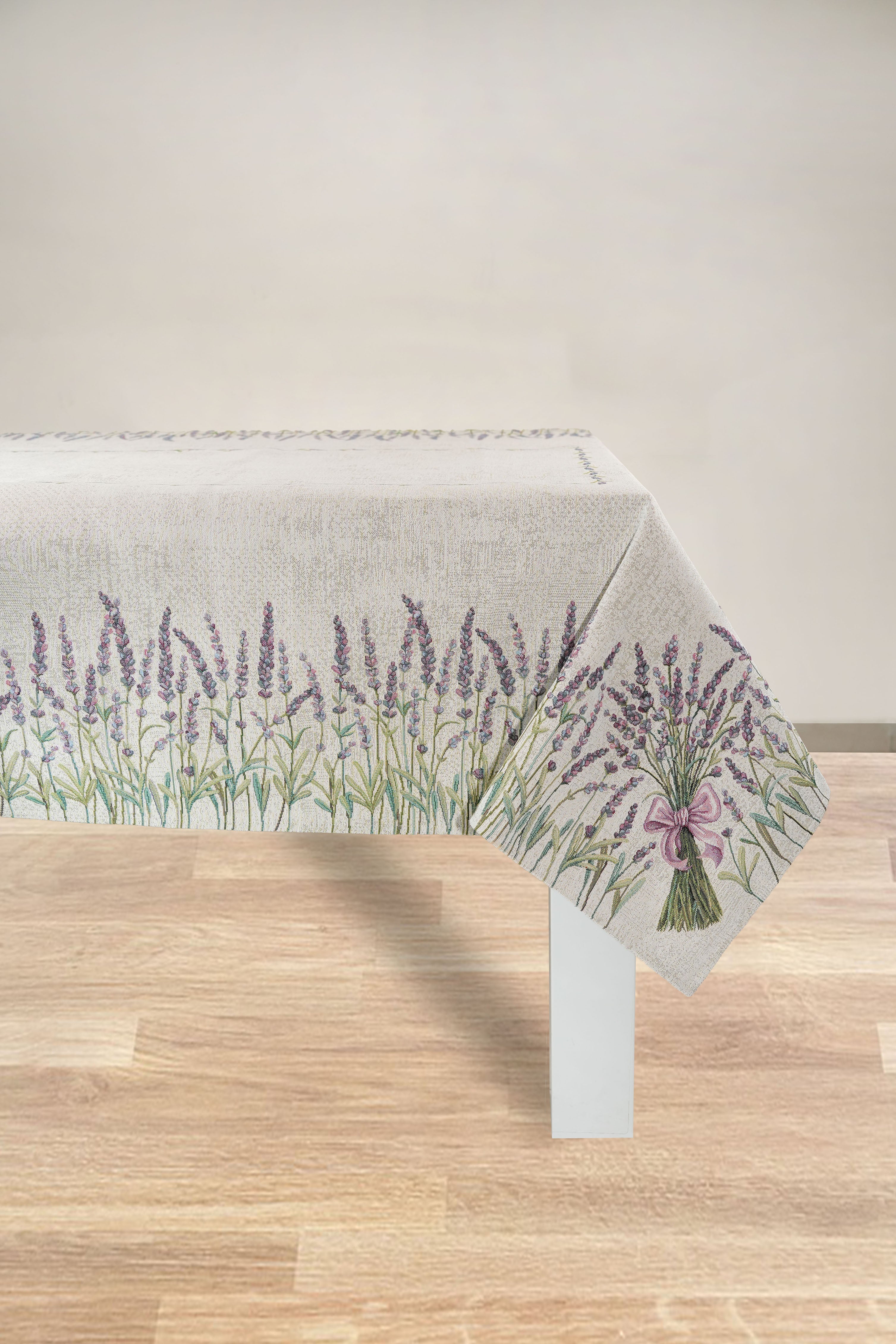 COPRITAVOLO GOBELIN RETTANGOLARE LAVANDA 1