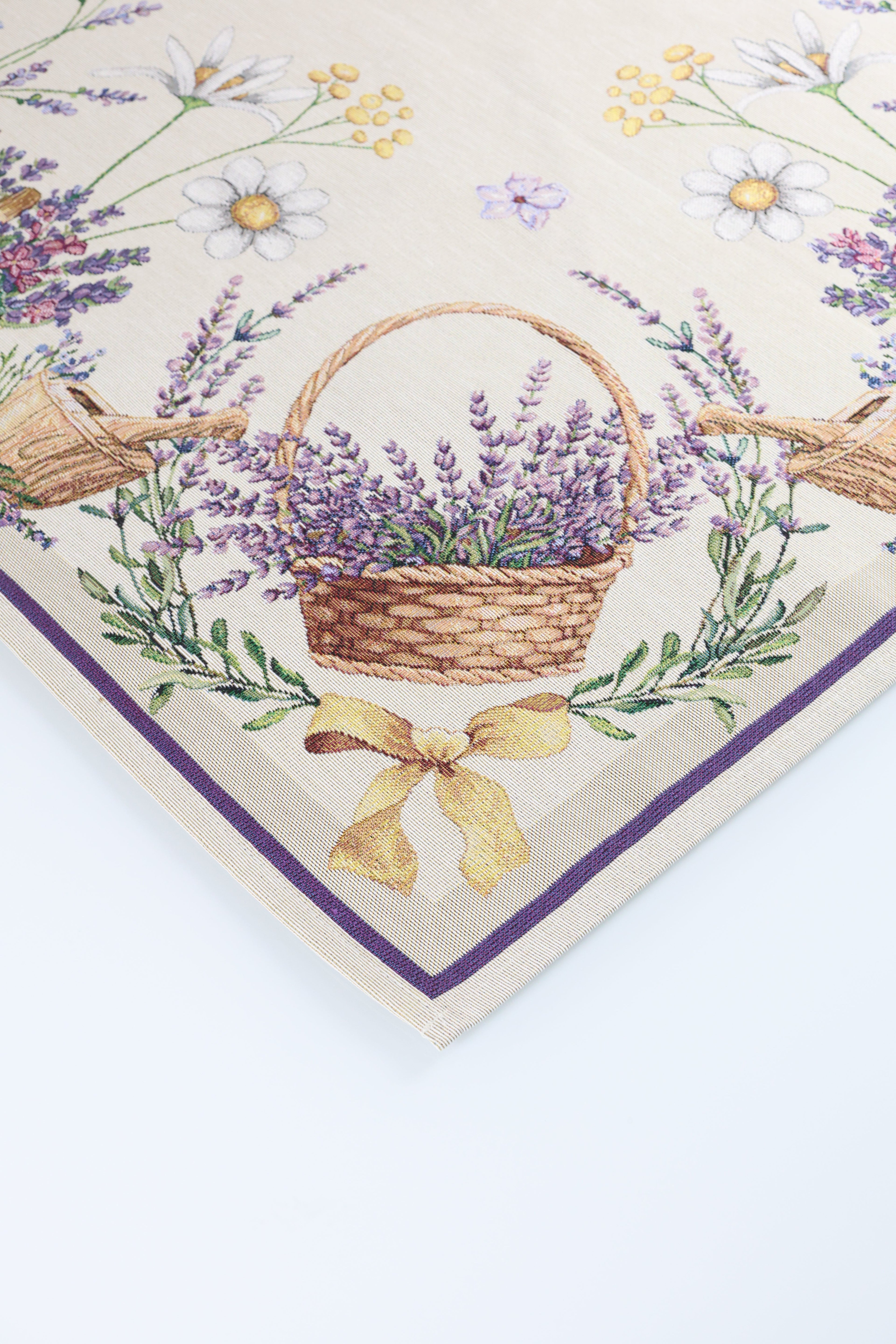 COPRITAVOLO GOBELIN RETTANGOLARE LAVANDA 2