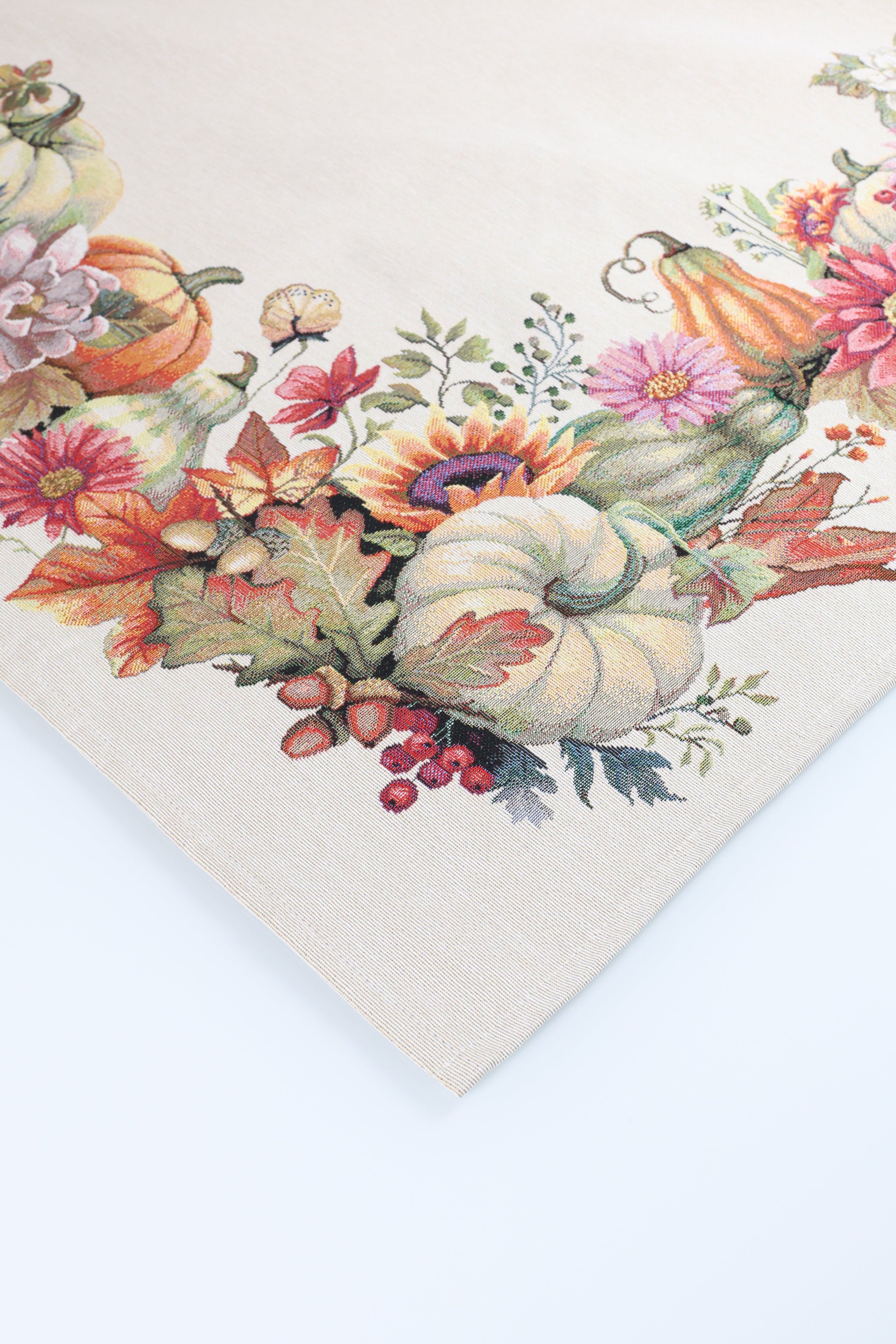 COPRITAVOLO GOBELIN RETTANGOLARE ZUCCA