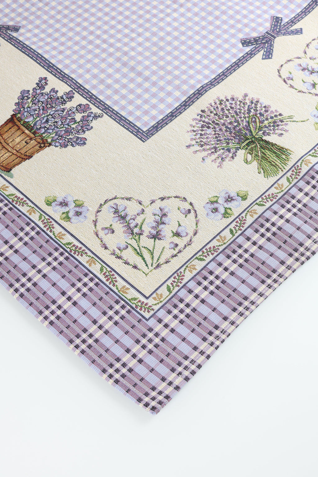 COPRITAVOLO GOBELIN RETTANGOLARE LAVANDA 4