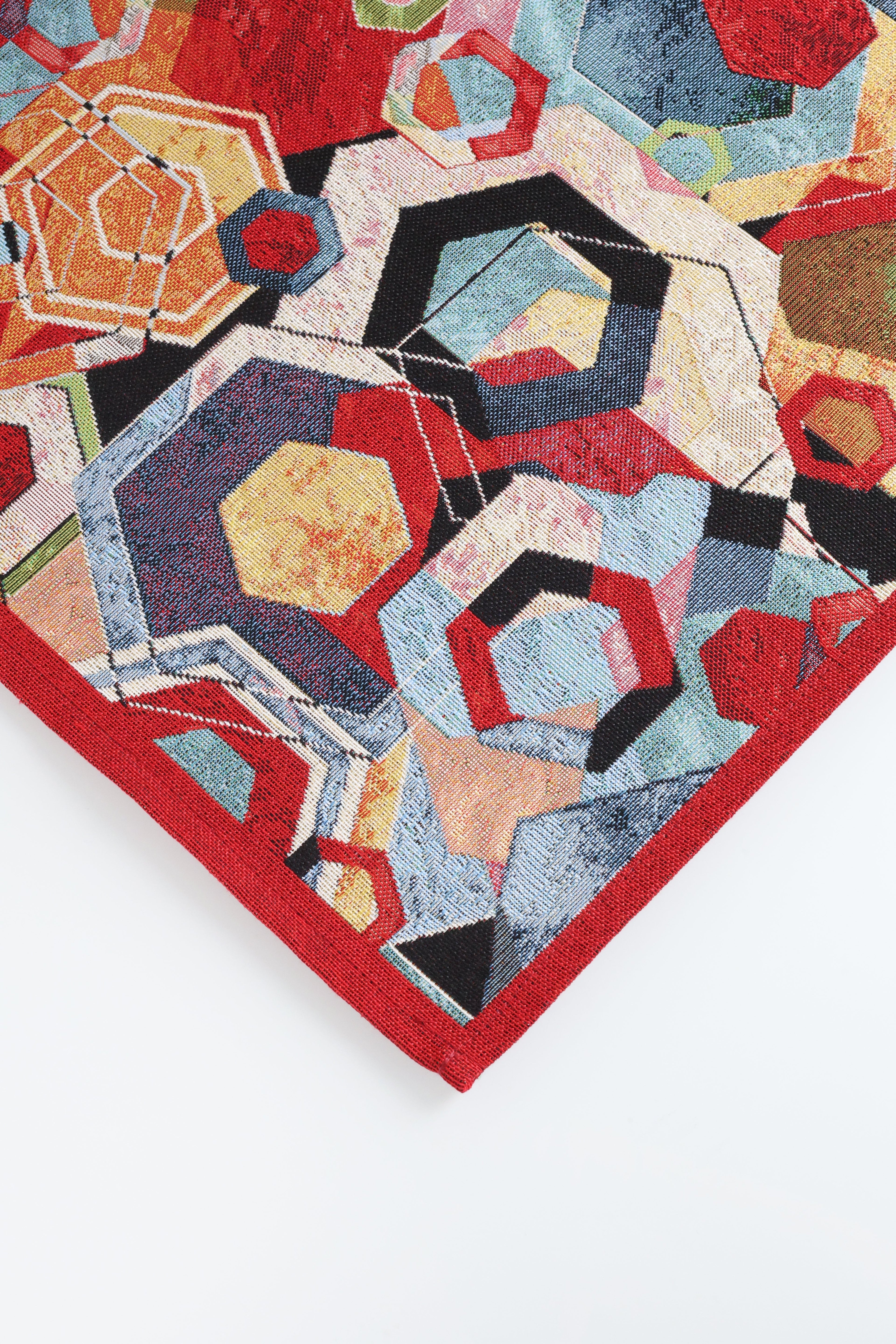 COPRITAVOLO GOBELIN RETTANGOLARE GEOMETRICO