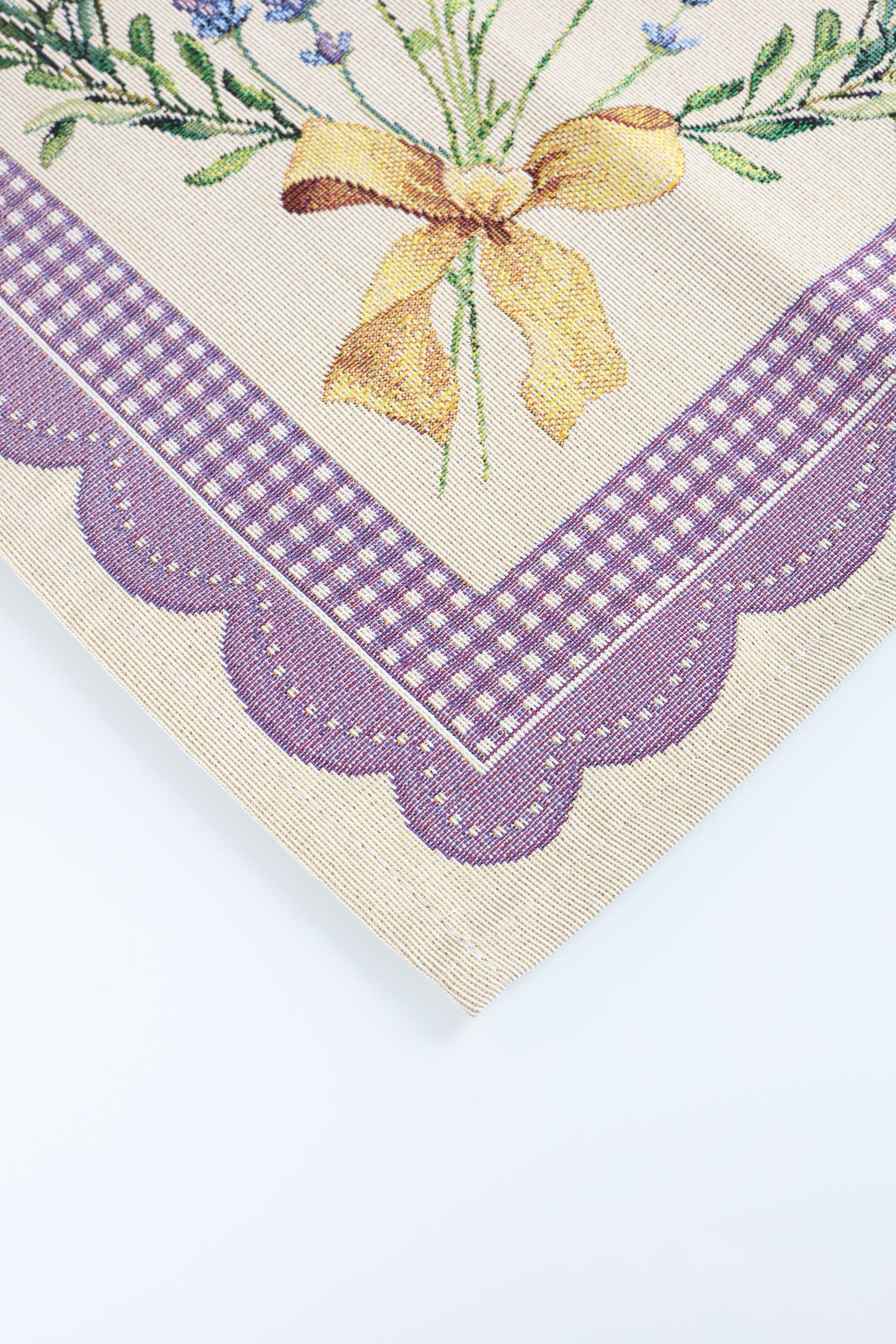 COPRITAVOLO GOBELIN RETTANGOLARE LAVANDA 5