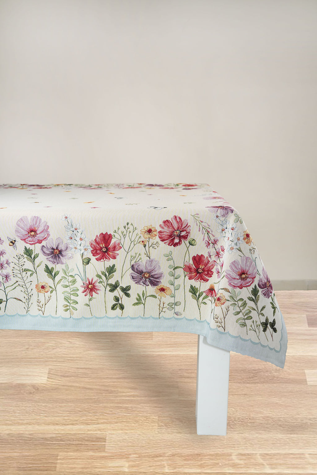 COPRITAVOLO GOBELIN RETTANGOLARE FLOREALE 12