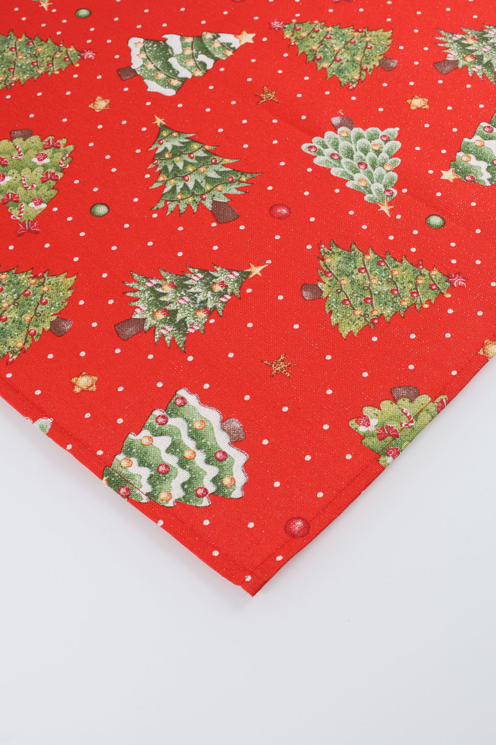 TOVAGLIA PANAMA LUREX NATALIZIA RETTANGOLARE ALBERO