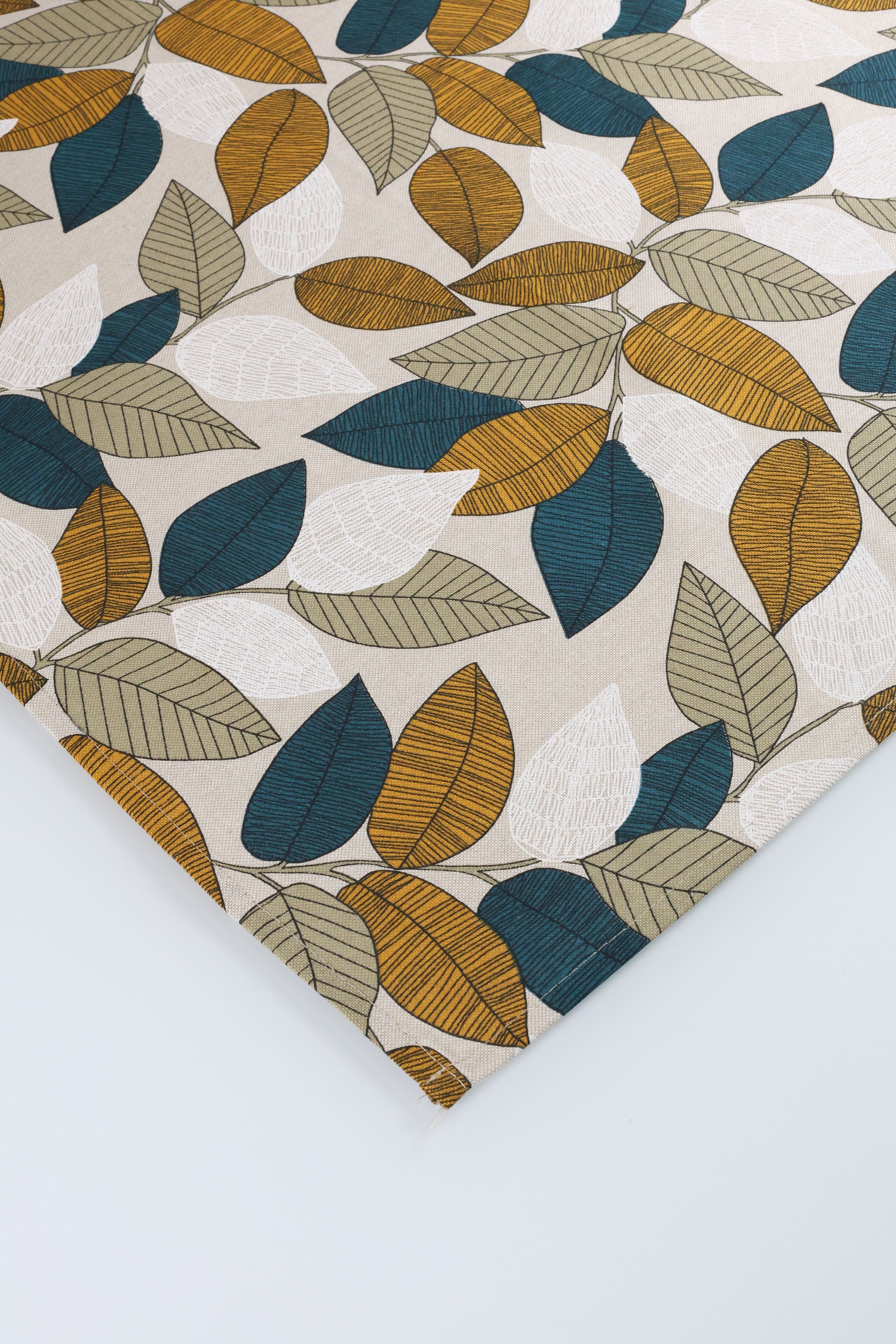 TOVAGLIA BRENDA RETTANGOLARE FOLIAGE MARRONE