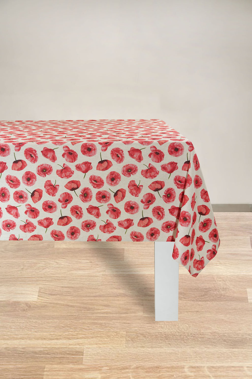 TOVAGLIA BRENDA RETTANGOLARE PAPAVERI ROSSI