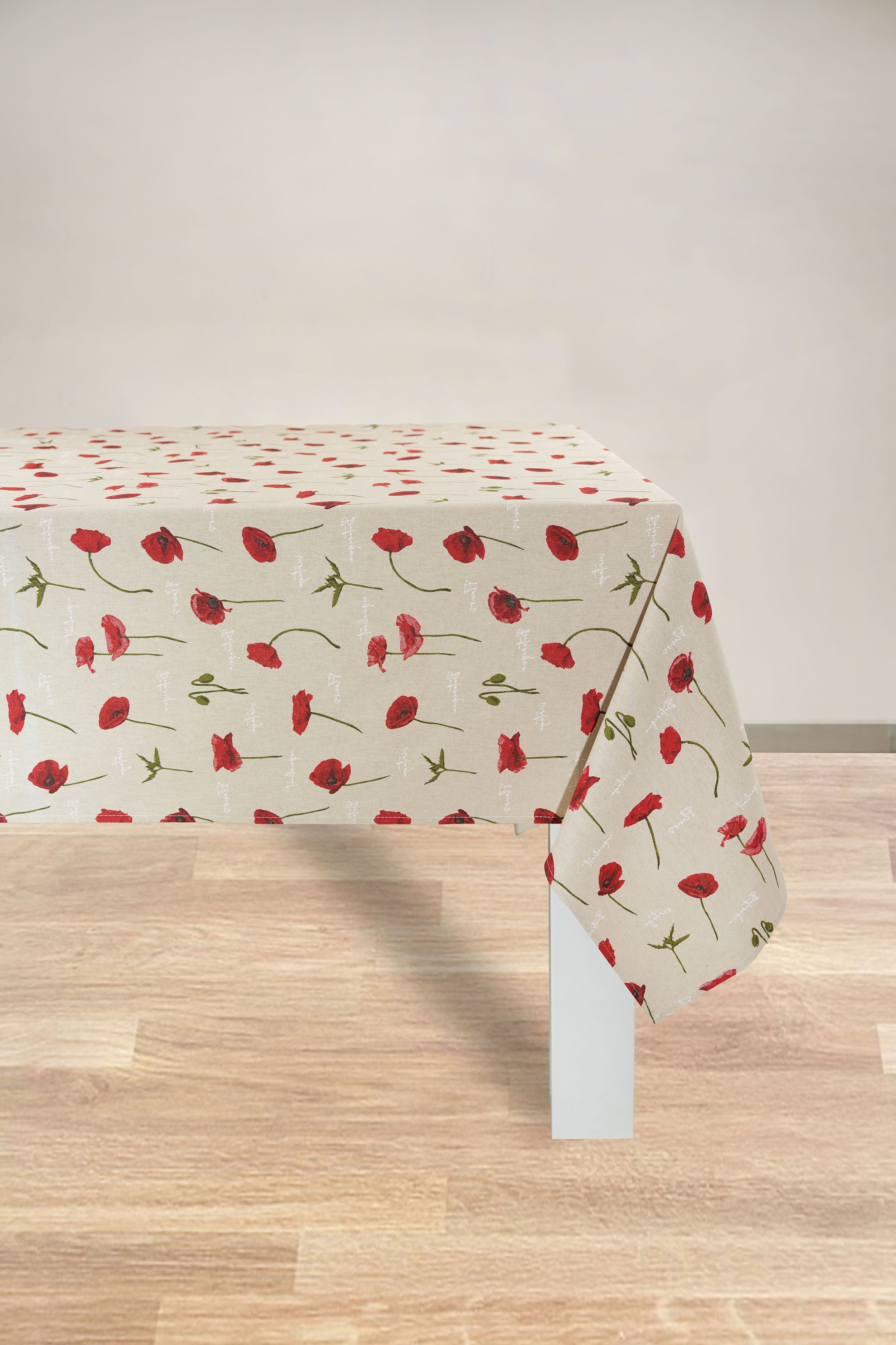 TOVAGLIA BRENDA RETTANGOLARE PAPAVERI PICCOLI