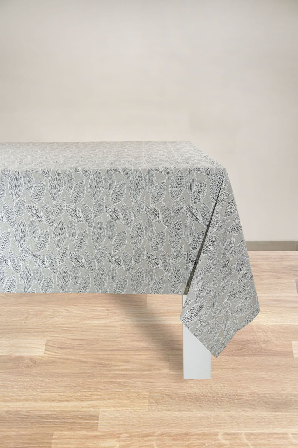 TOVAGLIA BRENDA RETTANGOLARE FOGLIE GRIGIE
