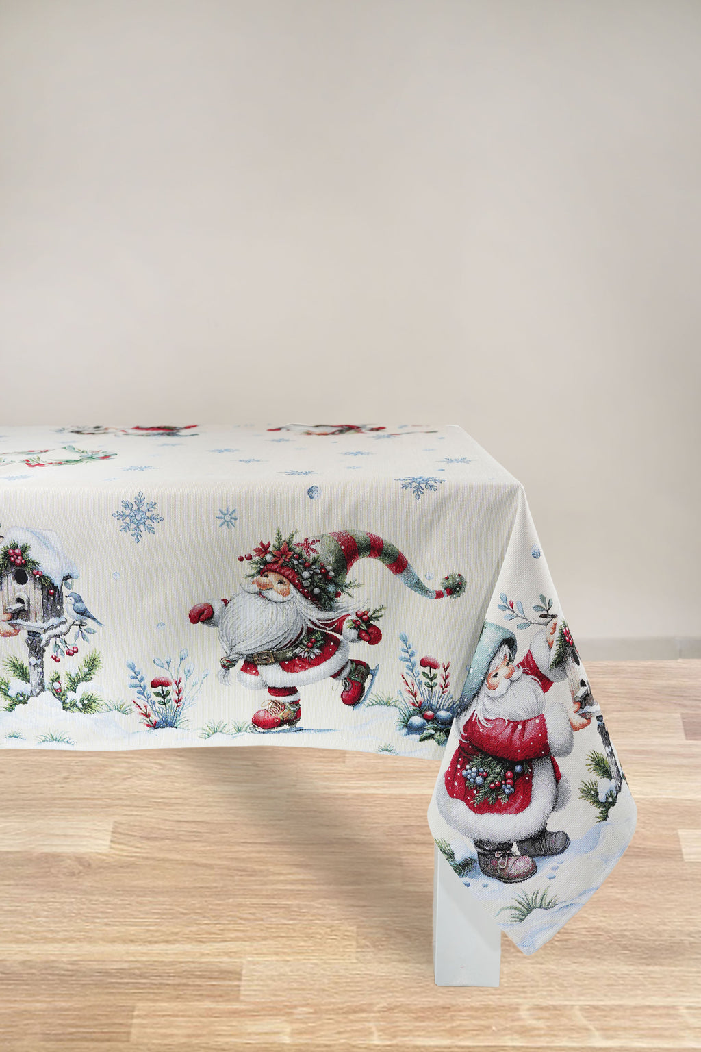 COPRITAVOLO GOBELIN NATALIZIO RETTANGOLARE GNOMO