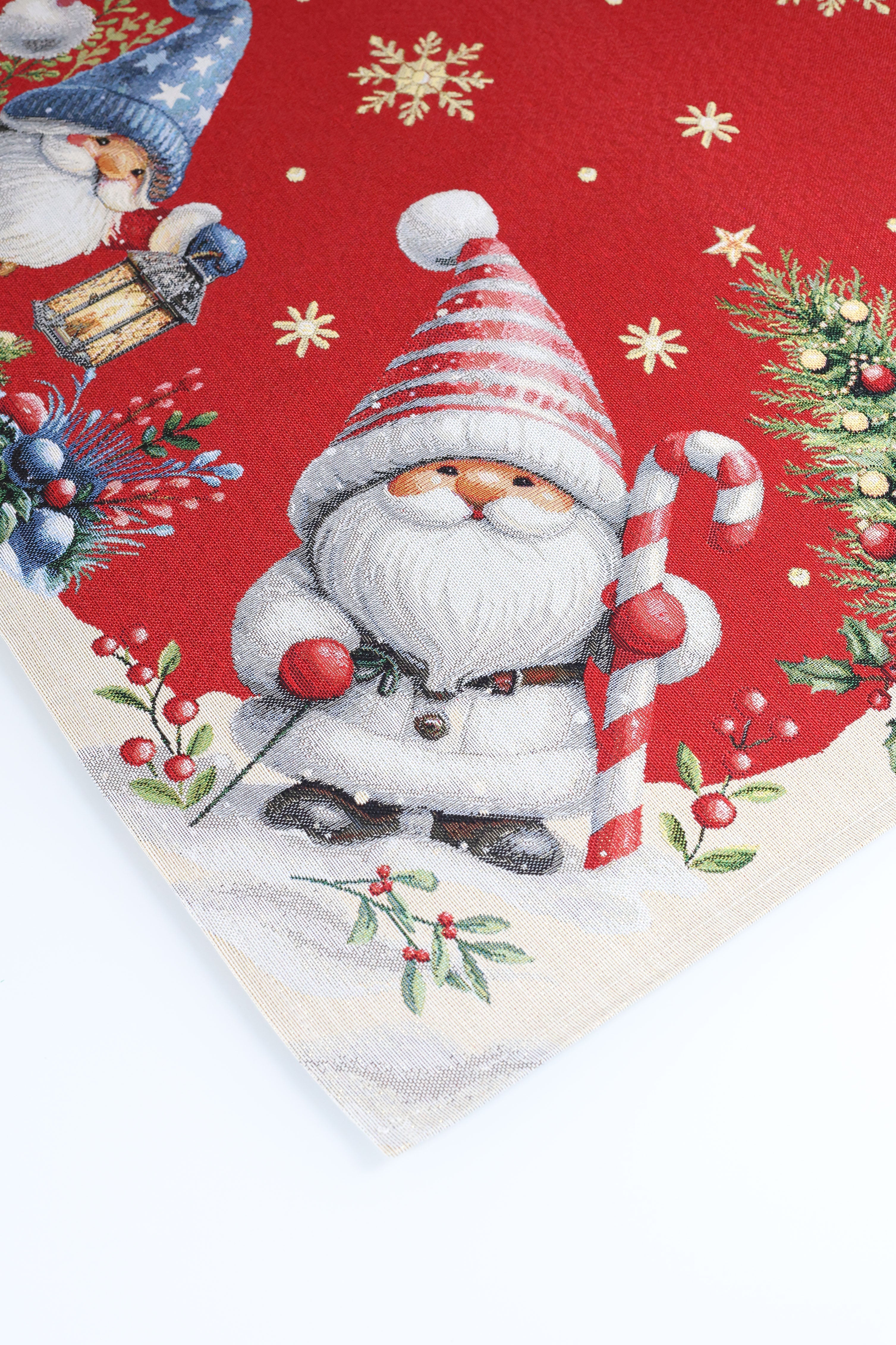 COPRITAVOLO GOBELIN NATALIZIO RETTANGOLARE GNOMO 1