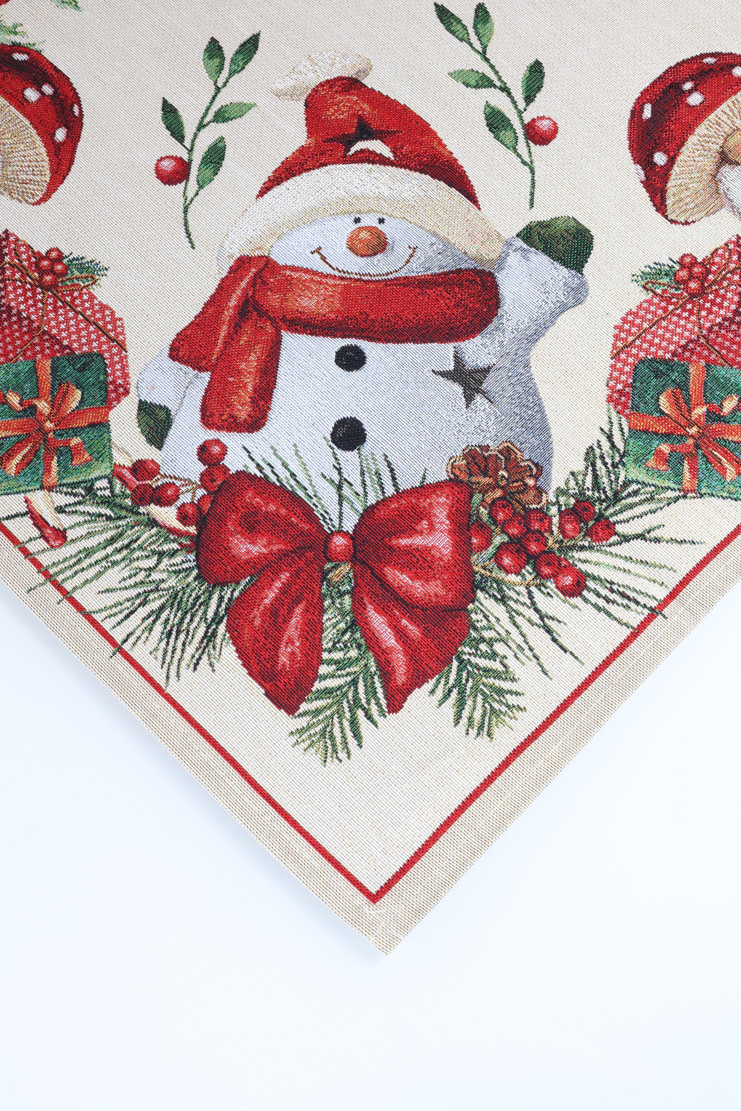 COPRITAVOLO GOBELIN NATALIZIO RETTANGOLARE GNOMO 3