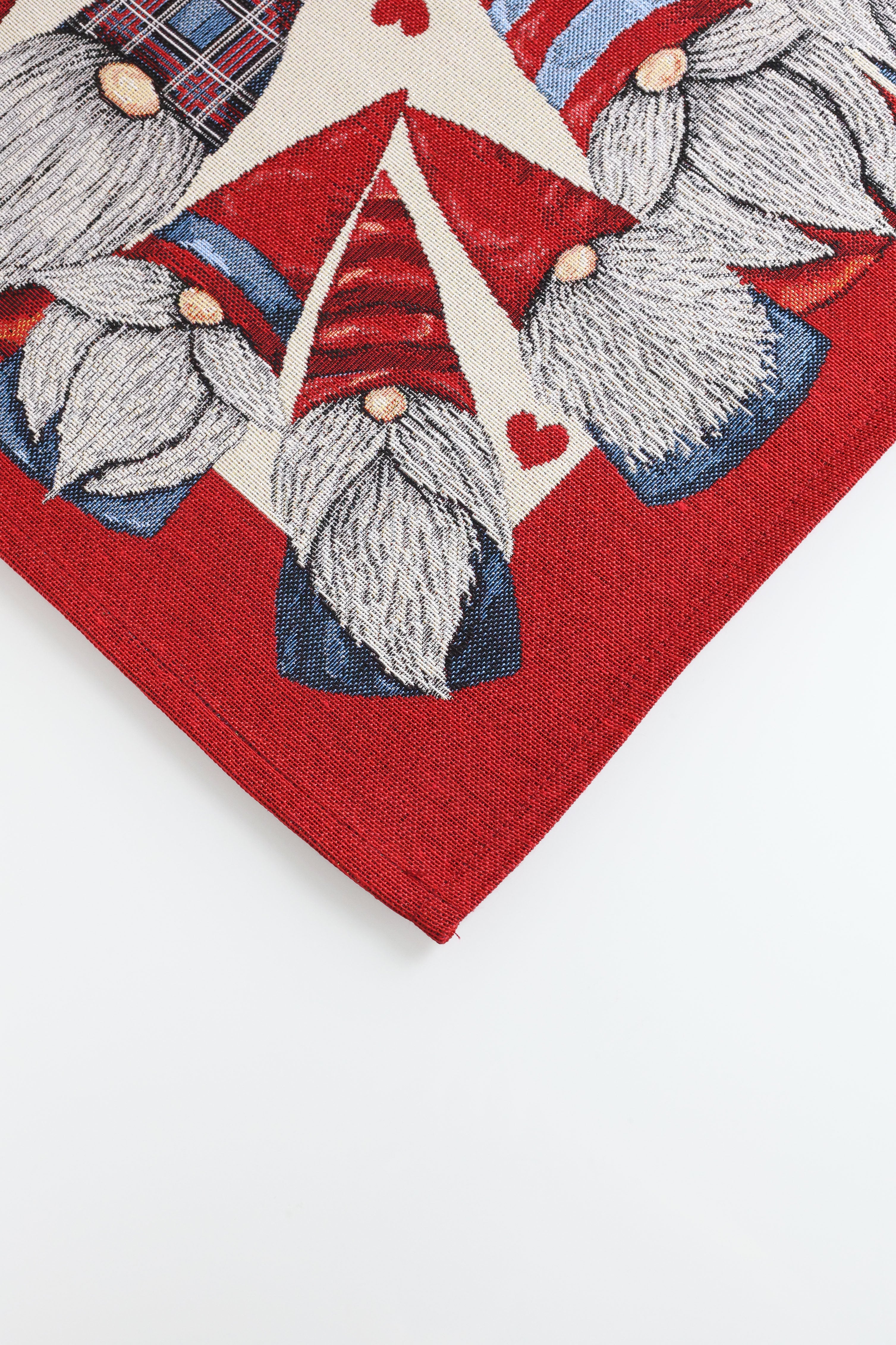 COPRITAVOLO GOBELIN NATALIZIO RETTANGOLARE GNOMO 6