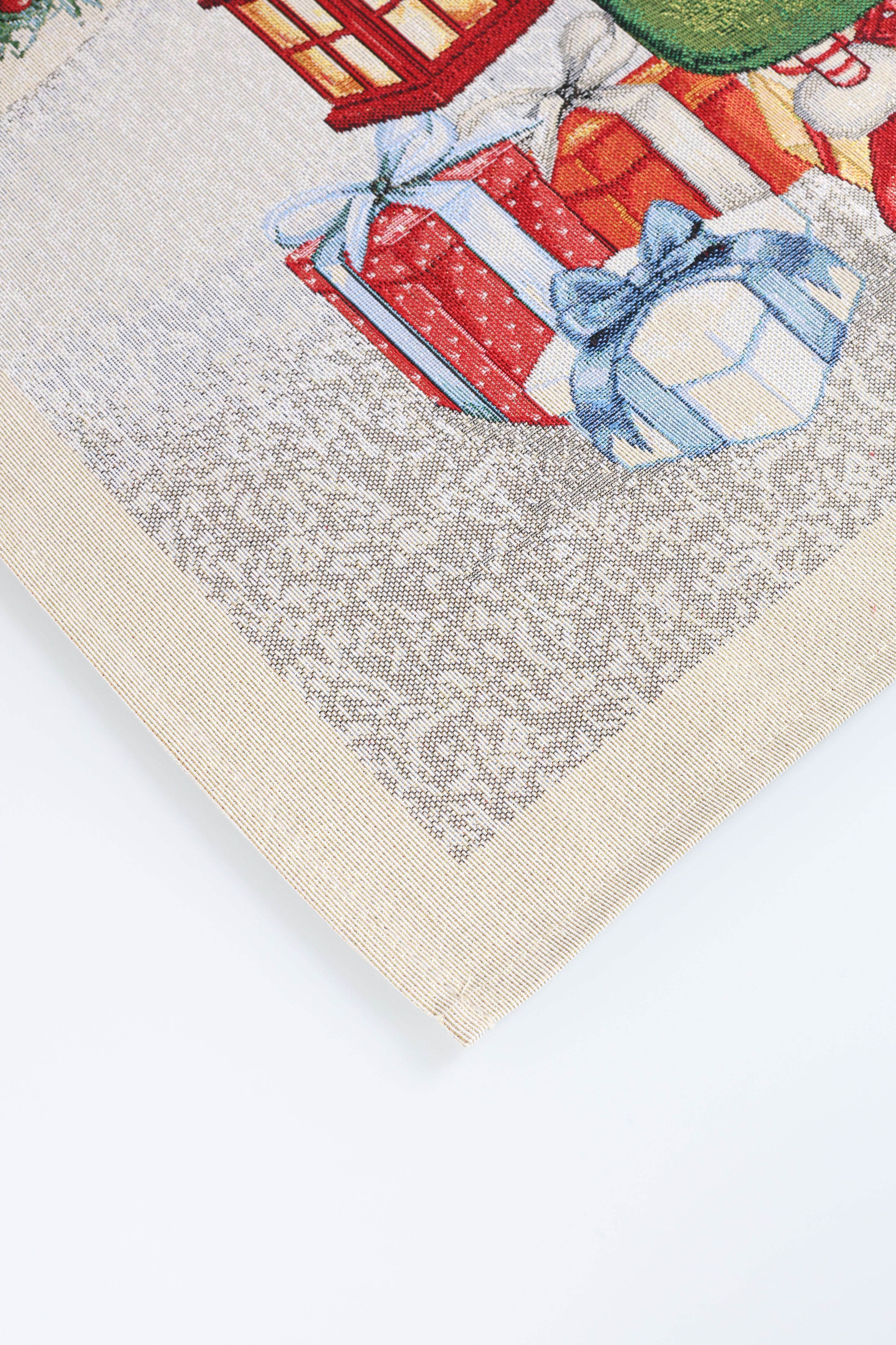 COPRITAVOLO GOBELIN NATALIZIO RETTANGOLARE GNOMO 9