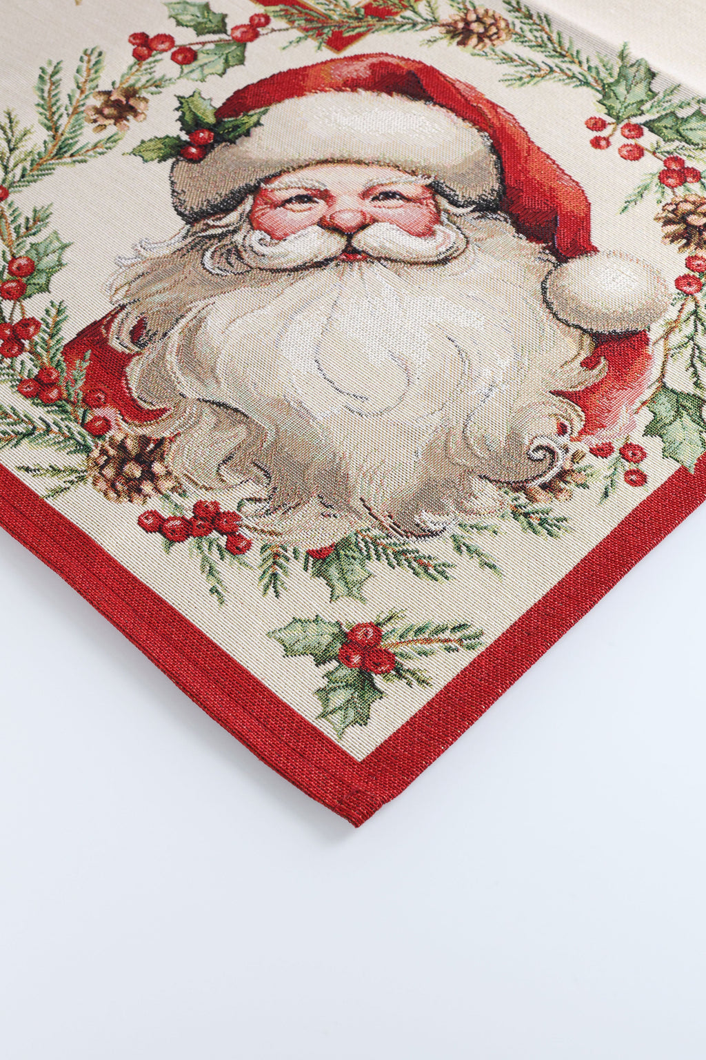 COPRITAVOLO GOBELIN NATALIZIO RETTANGOLARE BABBO NATALE 1