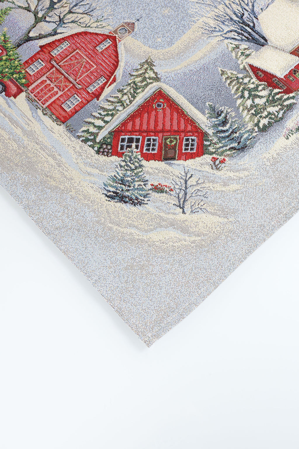 COPRITAVOLO GOBELIN NATALIZIO RETTANGOLARE PAESAGGIO 2
