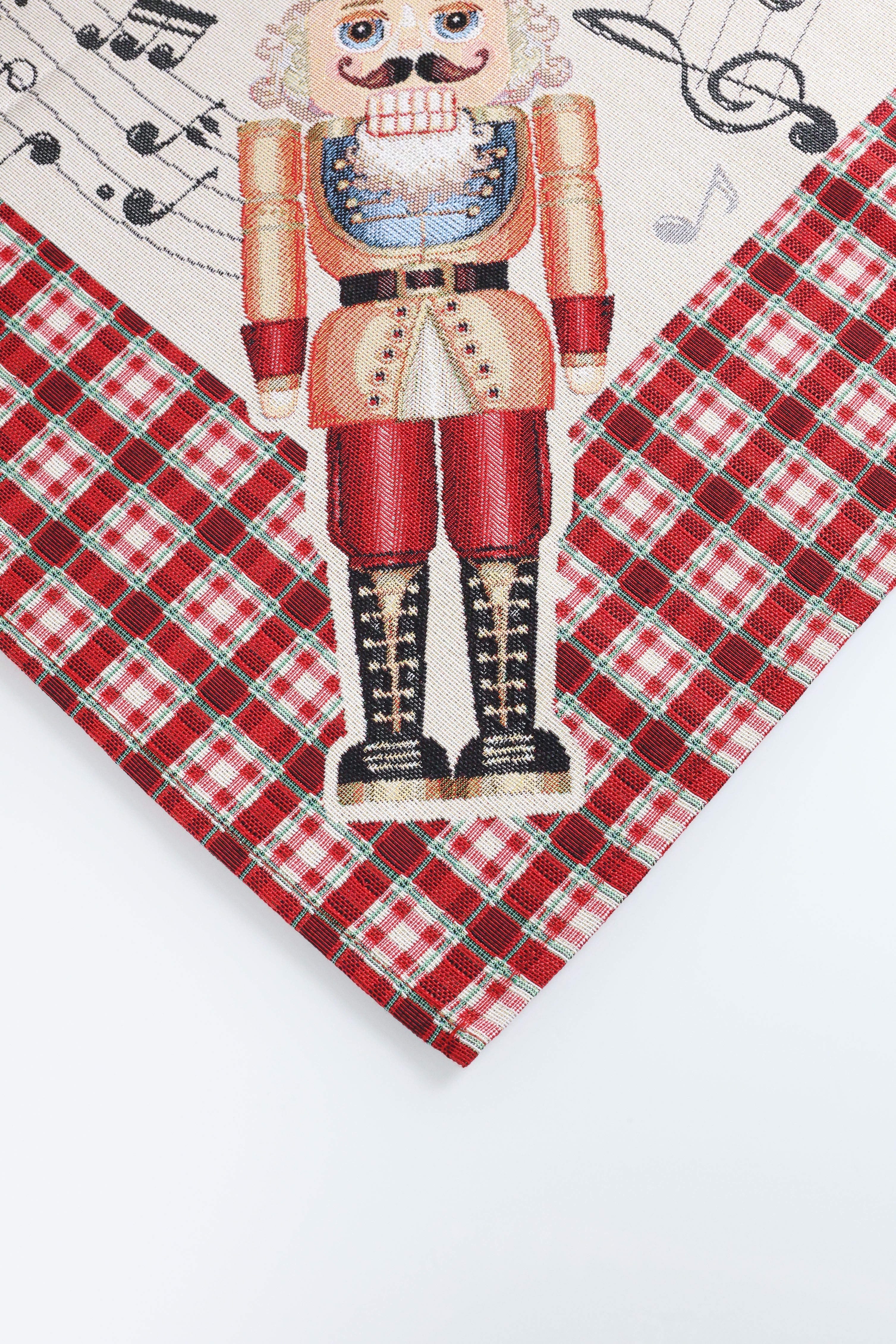 COPRITAVOLO GOBELIN NATALIZIO RETTANGOLARE SCHIACCIANOCI