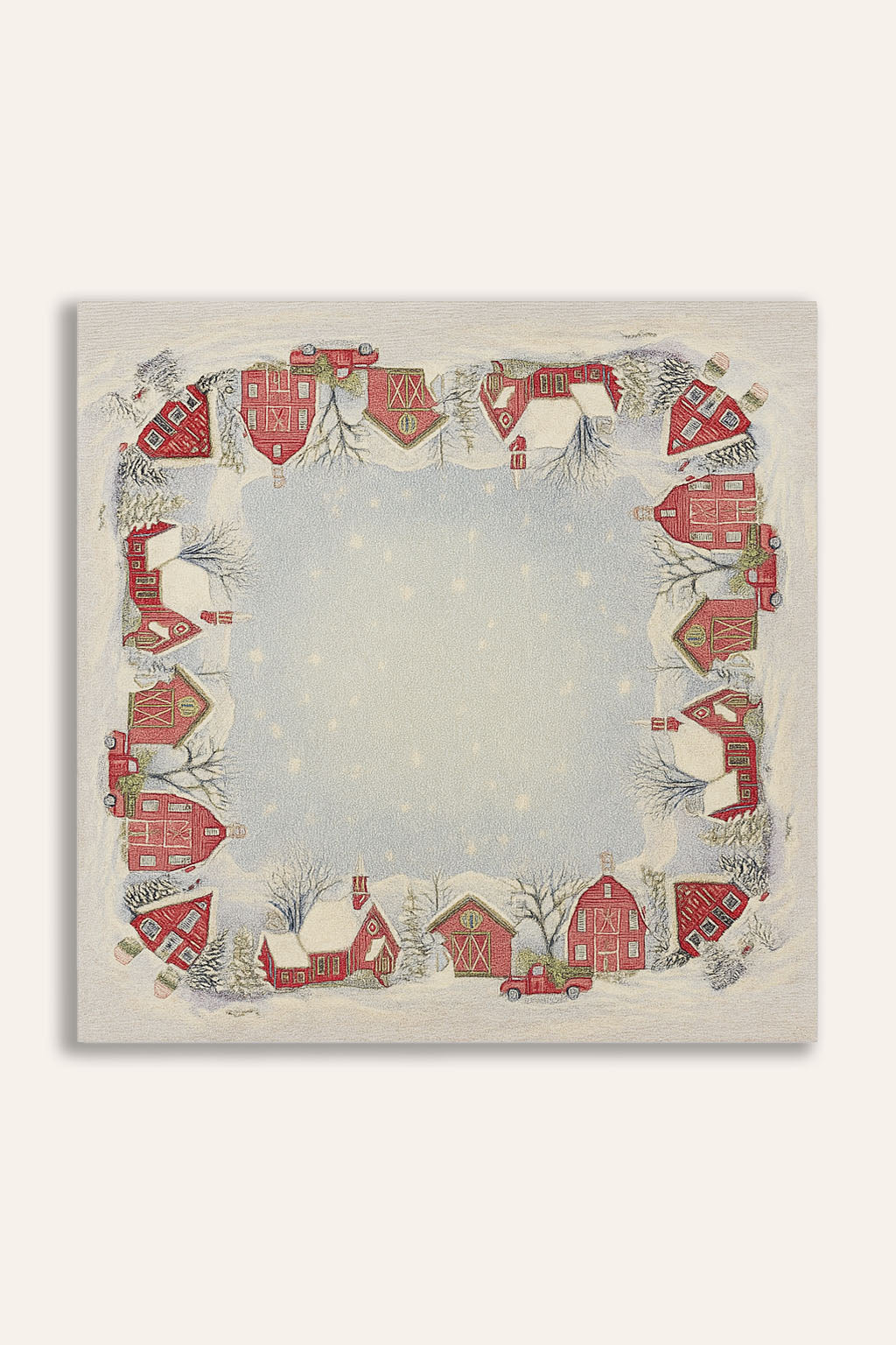 COPRITAVOLO GOBELIN NATALIZIO QUADRATOPAESAGGIO 1