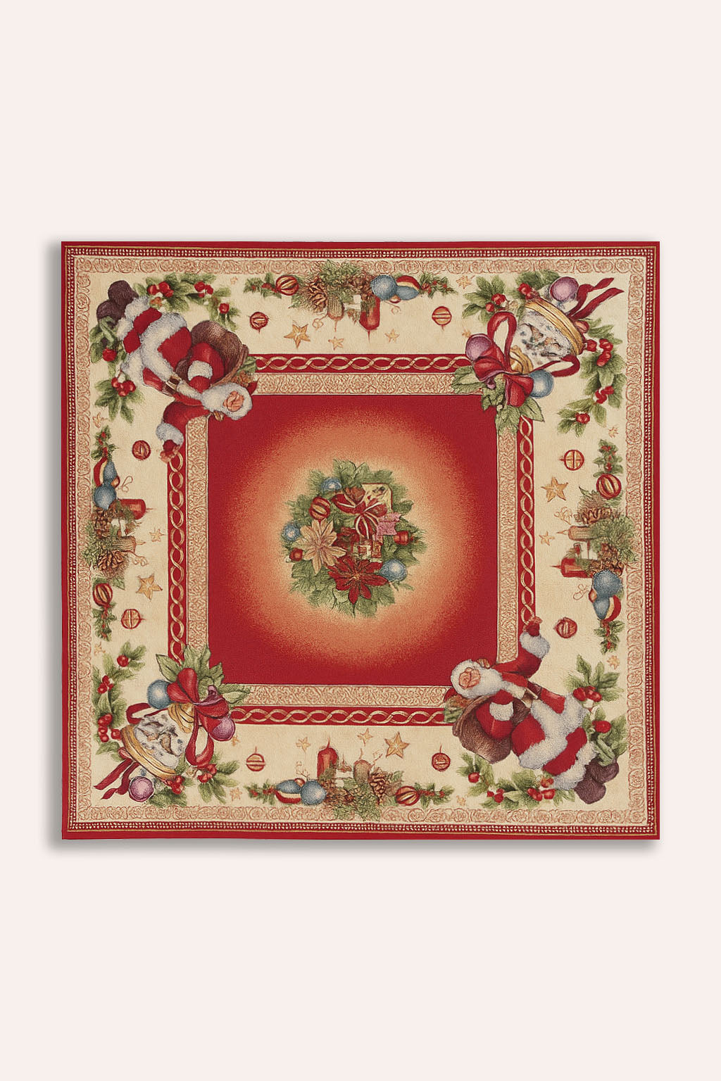 COPRITAVOLO GOBELIN NATALIZIO QUADRATOBABBO NATALE