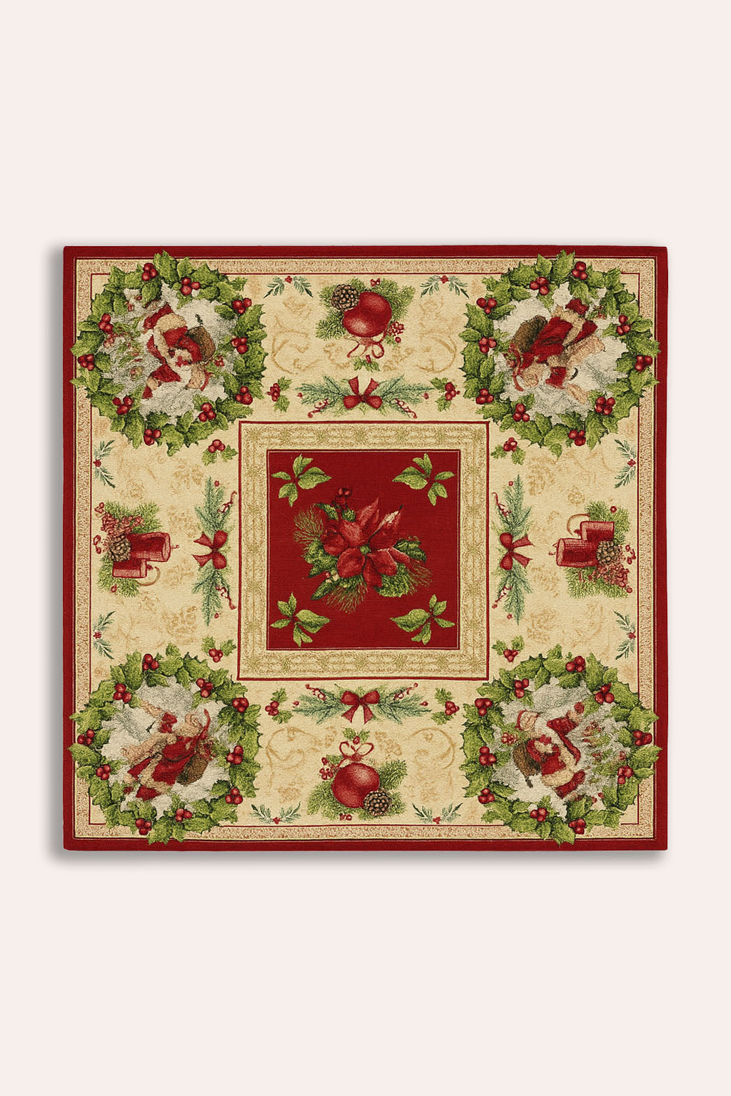 COPRITAVOLO GOBELIN NATALIZIO QUADRATOBABBO NATALE 1