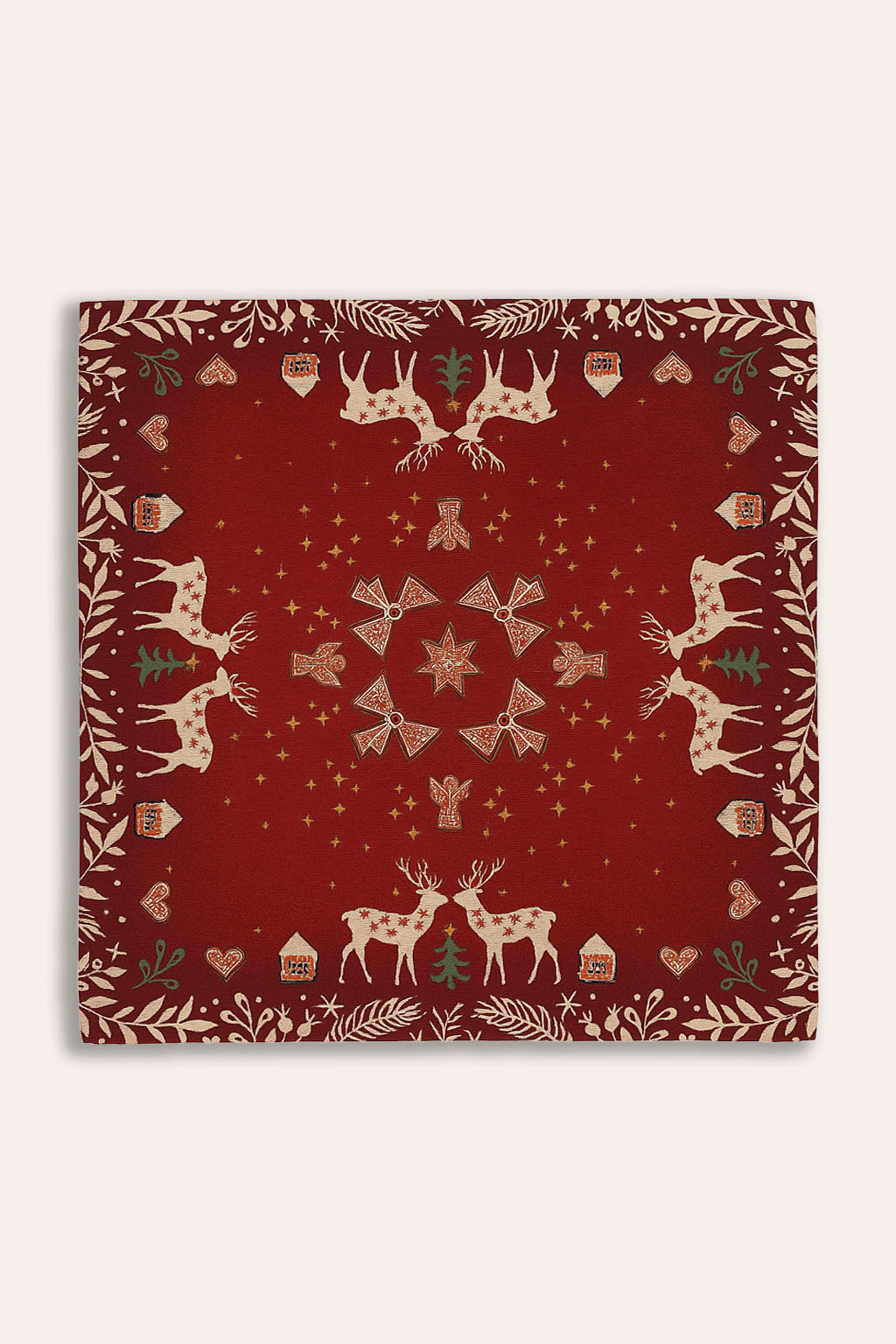 COPRITAVOLO GOBELIN NATALIZIO QUADRATORENNA