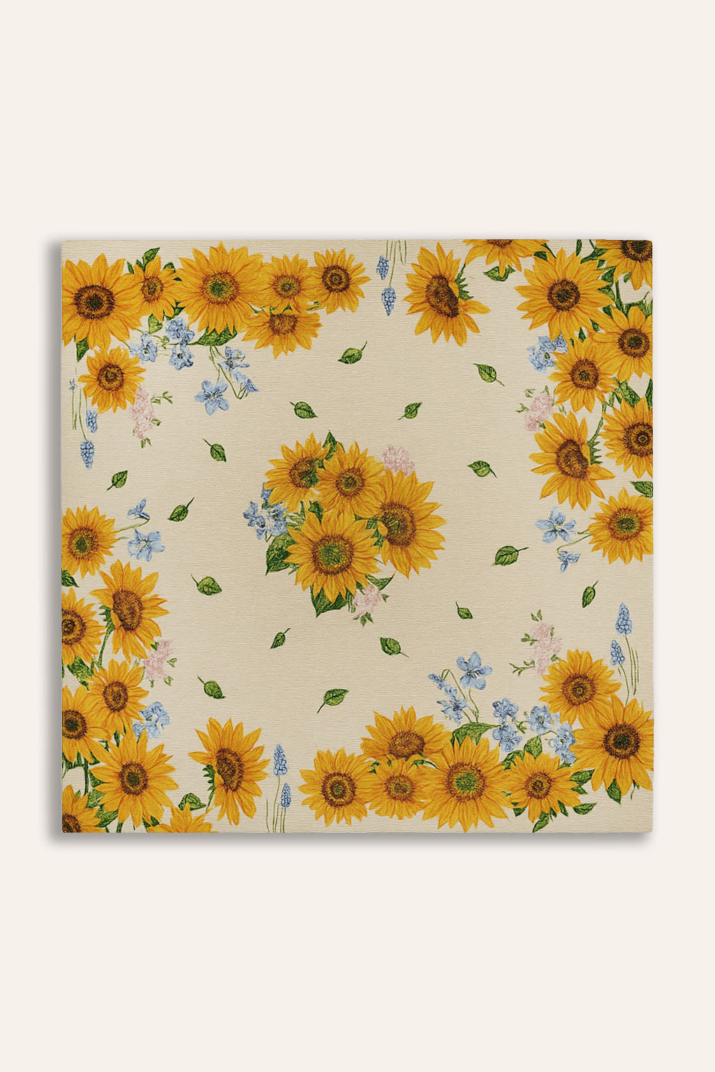 COPRITAVOLO QUADRATO GOBELIN GIRASOLE