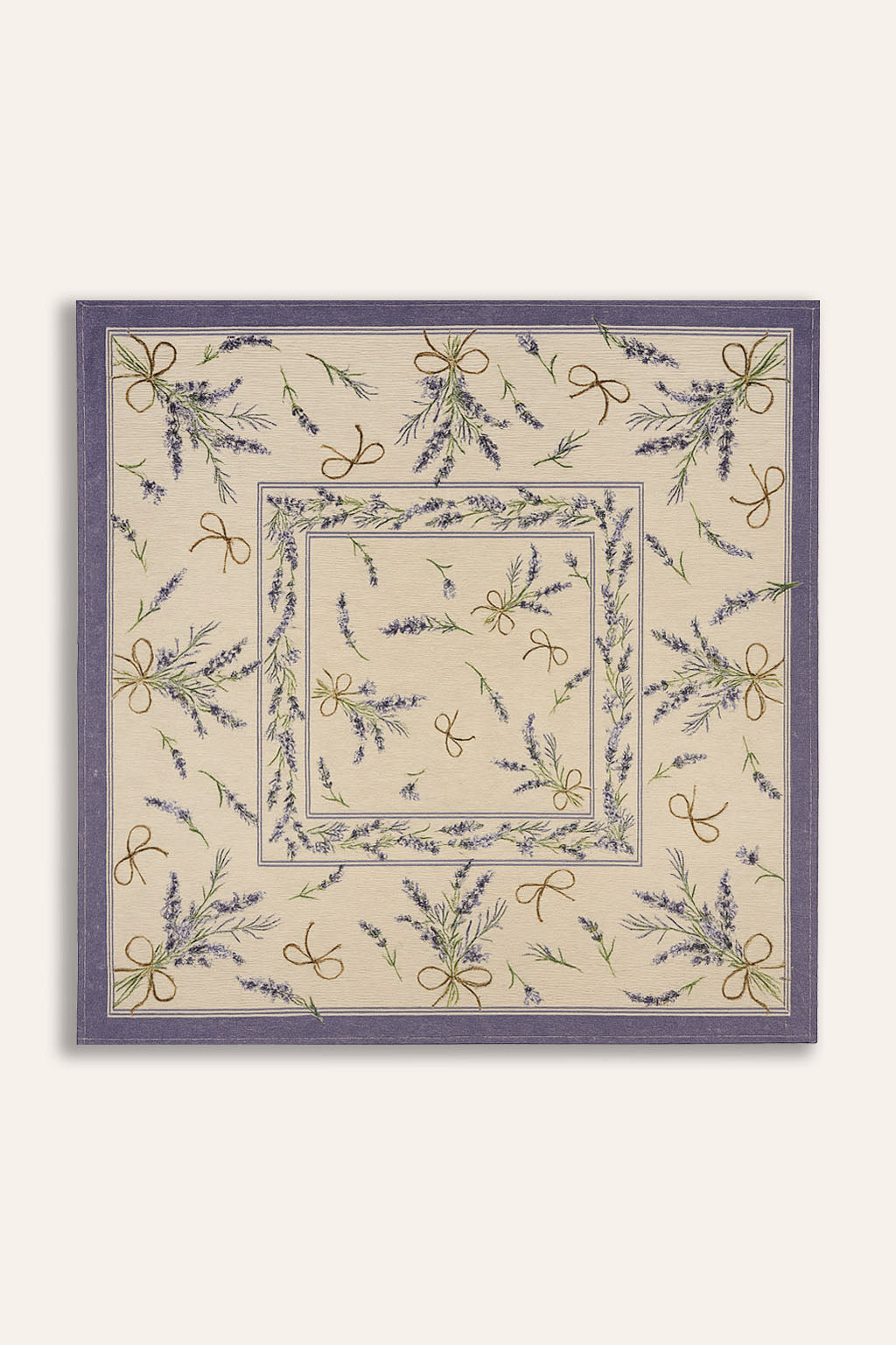 COPRITAVOLO QUADRATO GOBELIN LAVANDA 2