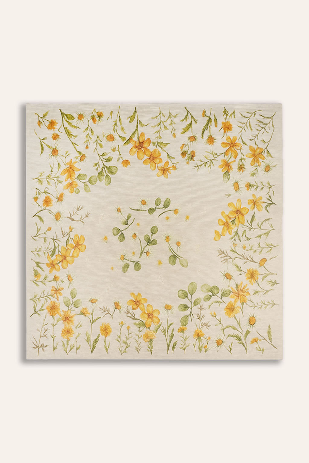 COPRITAVOLO QUADRATO GOBELIN FLOREALE 8