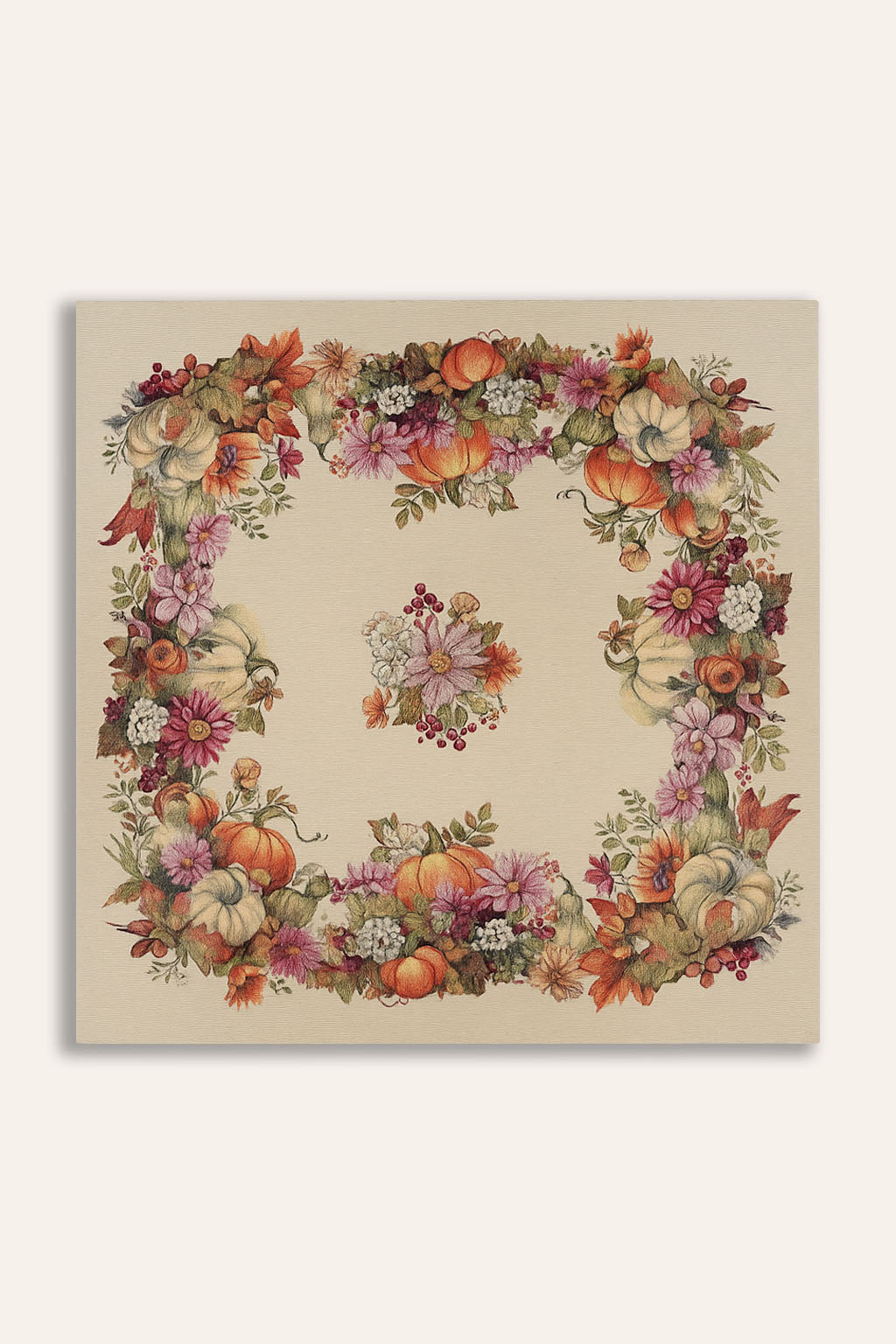 COPRITAVOLO QUADRATO GOBELIN ZUCCA