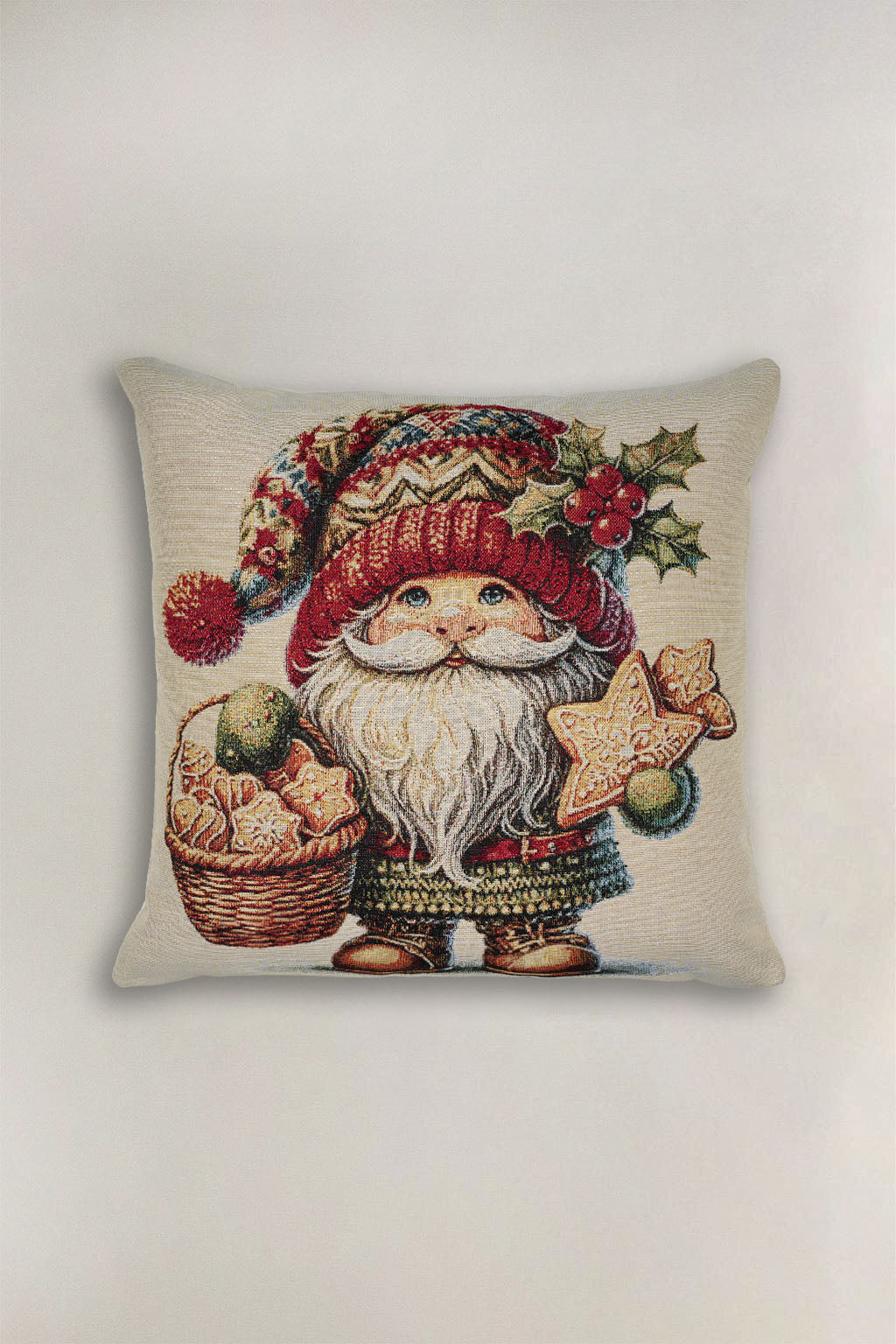 FODERA CUSCINO GOBELIN NATALIZIO GNOMO 17