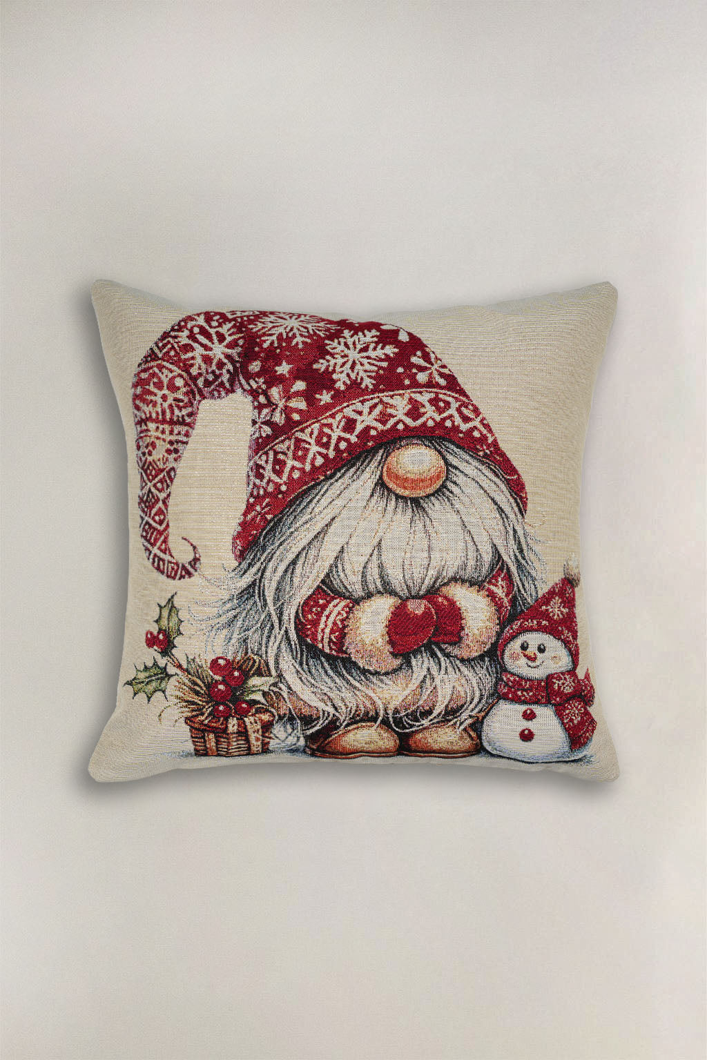 FODERA CUSCINO GOBELIN NATALIZIO GNOMO 21