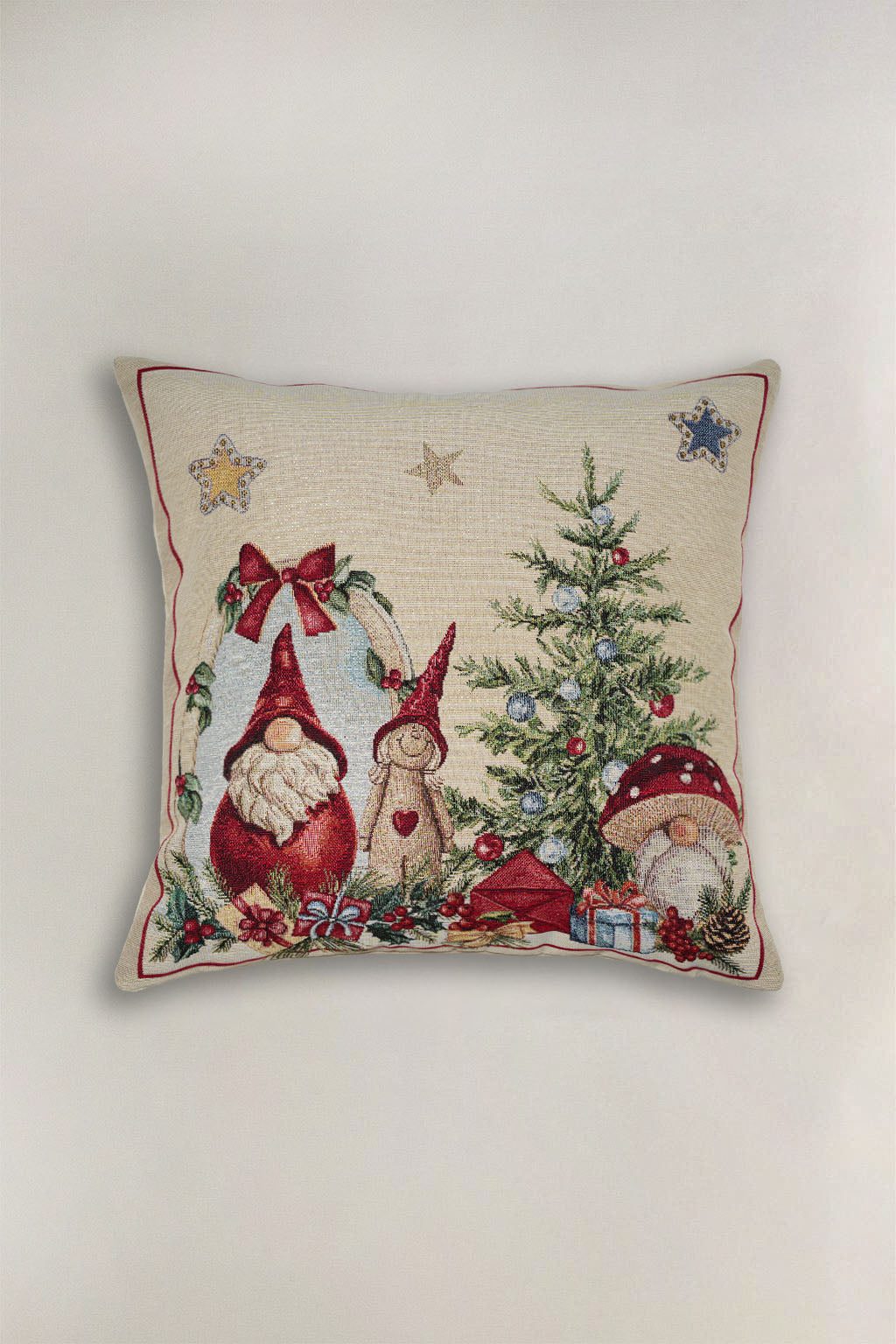 FODERA CUSCINO GOBELIN NATALIZIO GNOMO 25
