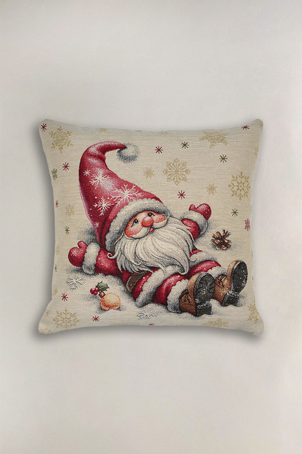 FODERA CUSCINO GOBELIN NATALIZIO GNOMO 27