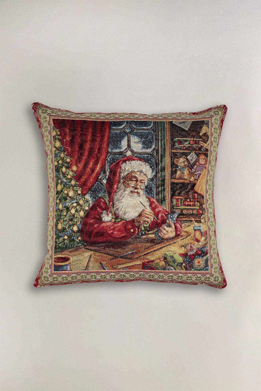 FODERA CUSCINO GOBELIN NATALIZIO BABBO NATALE 12