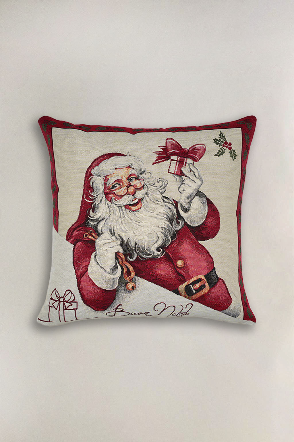 FODERA CUSCINO GOBELIN NATALIZIO BABBO NATALE 14