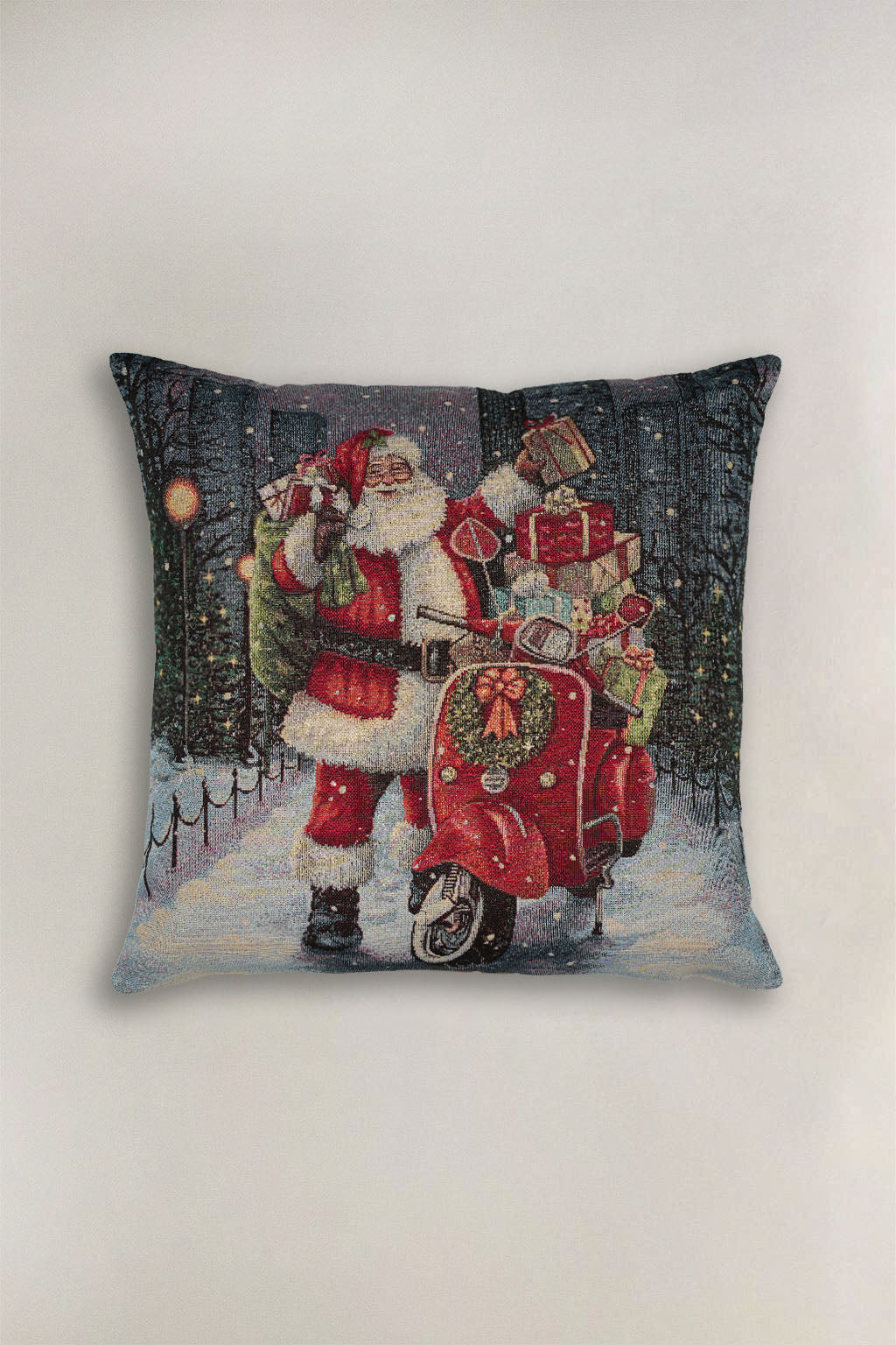 FODERA CUSCINO GOBELIN NATALIZIO BABBO NATALE 15