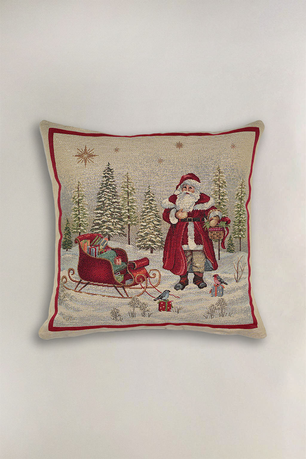 FODERA CUSCINO GOBELIN NATALIZIO BABBO NATALE 6