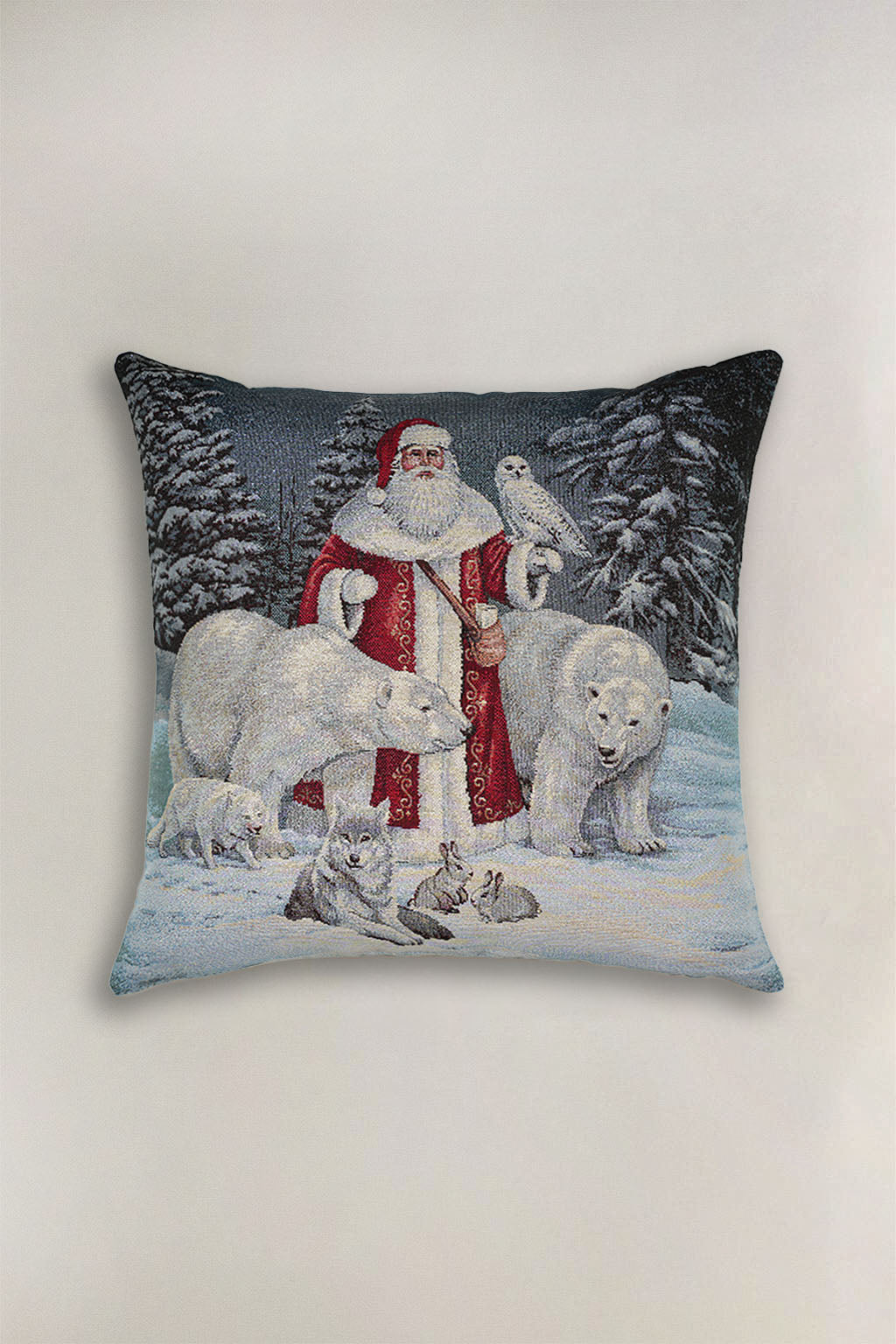 FODERA CUSCINO GOBELIN NATALIZIO BABBO NATALE 9