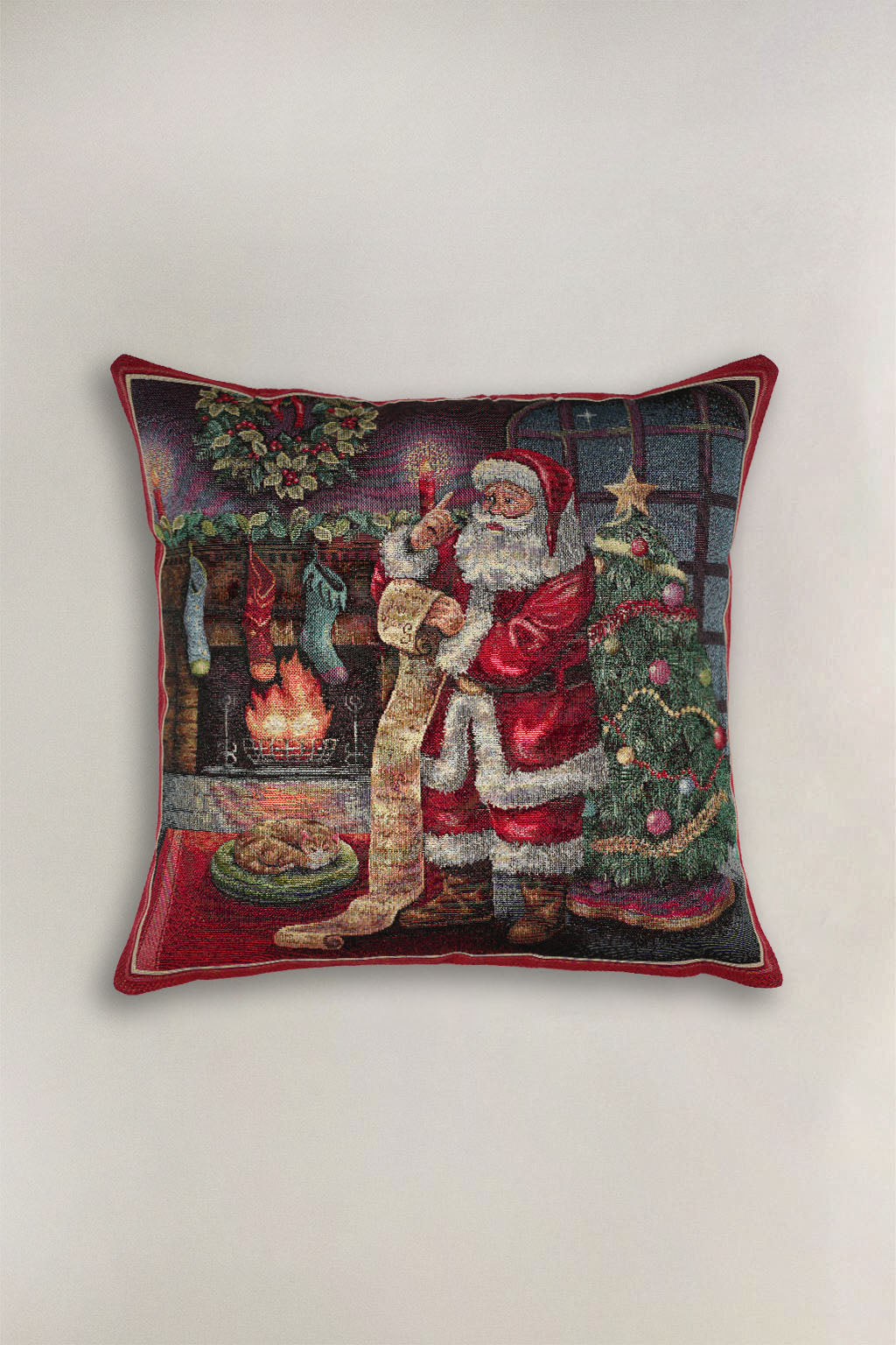 FODERA CUSCINO GOBELIN NATALIZIO BABBO NATALE 19