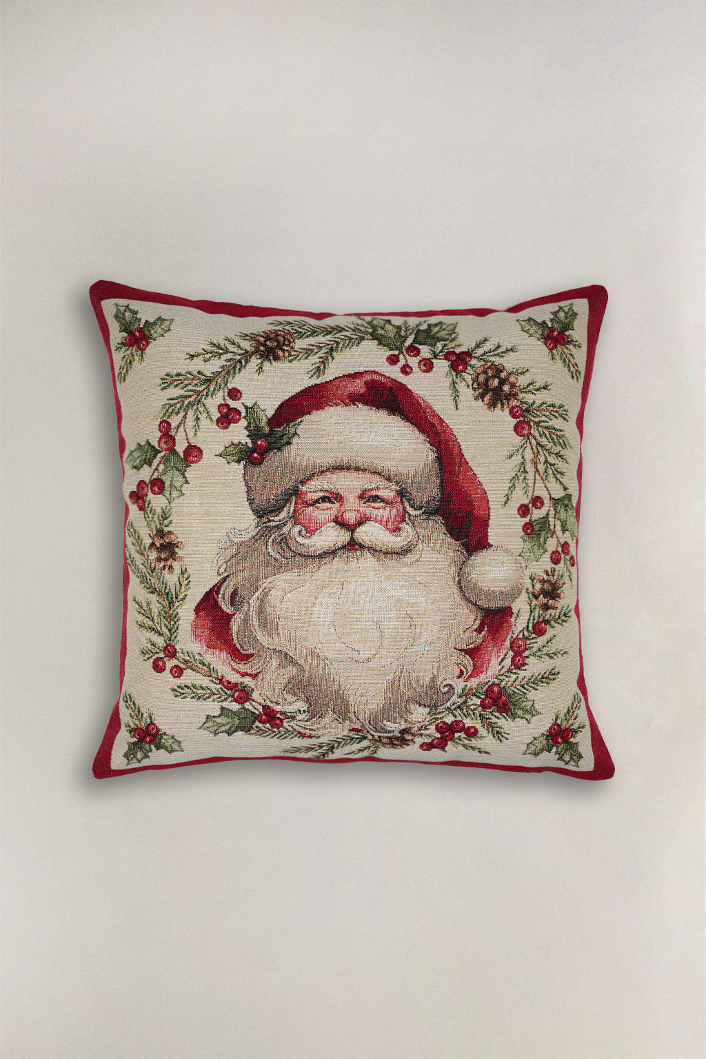 FODERA CUSCINO GOBELIN NATALIZIO BABBO NATALE 3