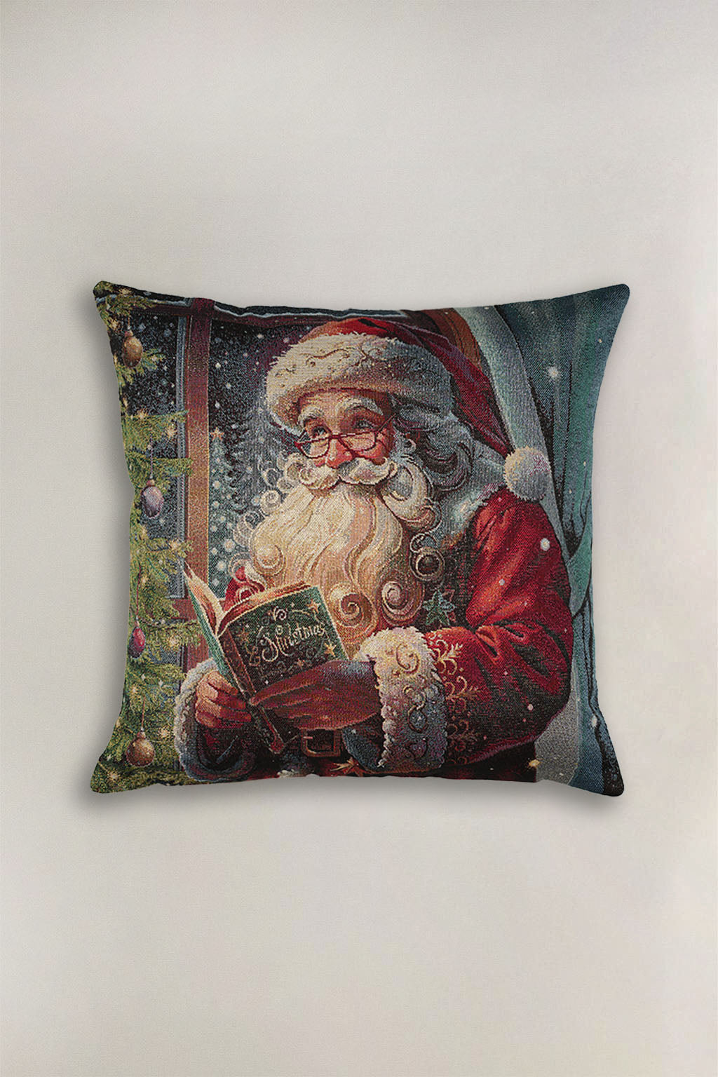 FODERA CUSCINO GOBELIN NATALIZIO BABBO NATALE 23