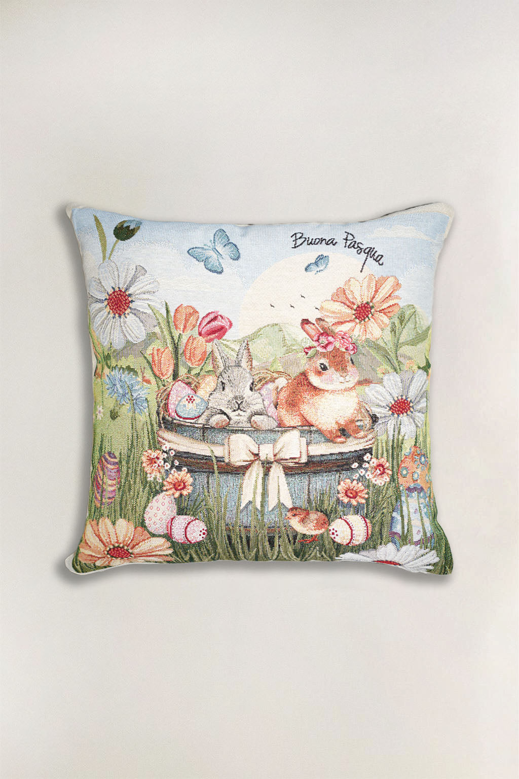 FODERA CUSCINO GOBELIN PASQUALE CONIGLI 5