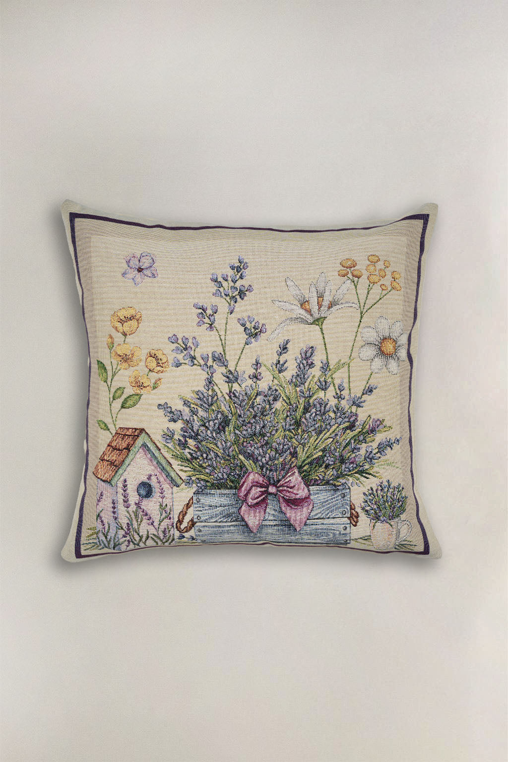 FODERA CUSCINO GOBELIN LAVANDA 7