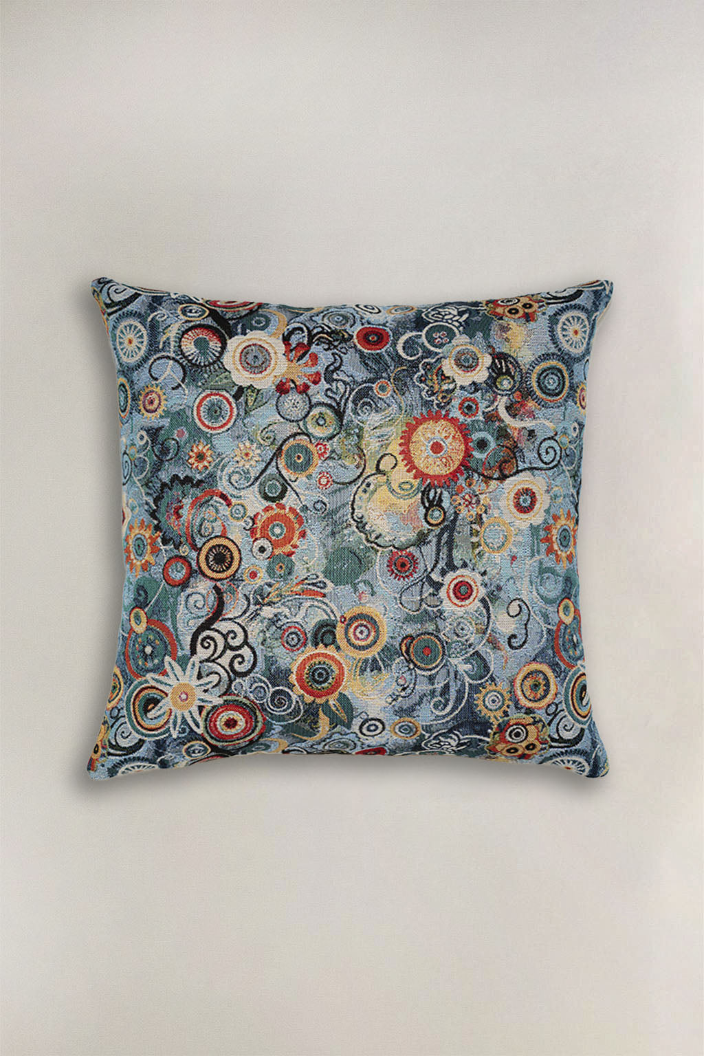 FODERA CUSCINO GOBELIN ASTRATTO CERCHI